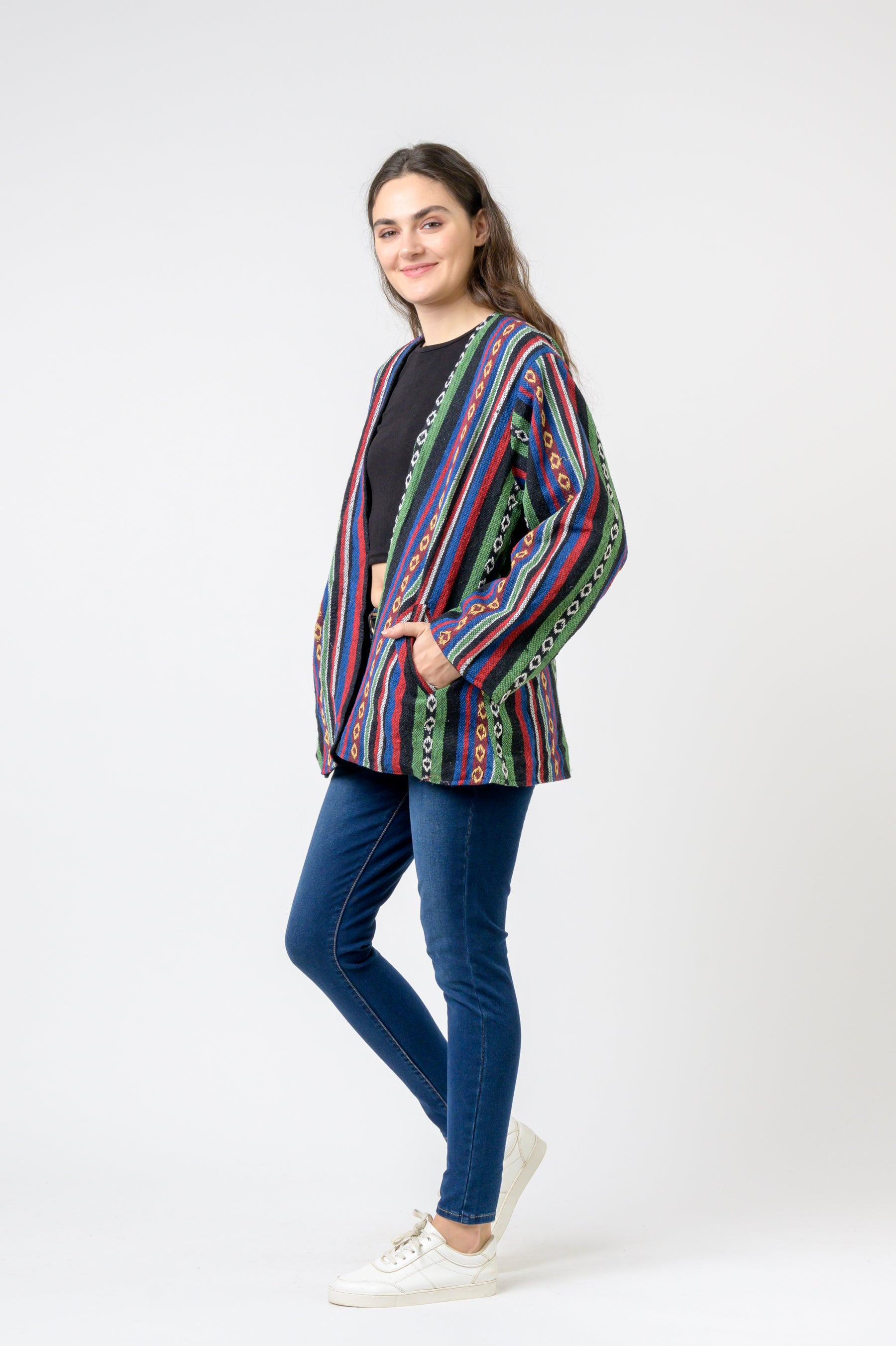 Rhea Woven Open Jacket