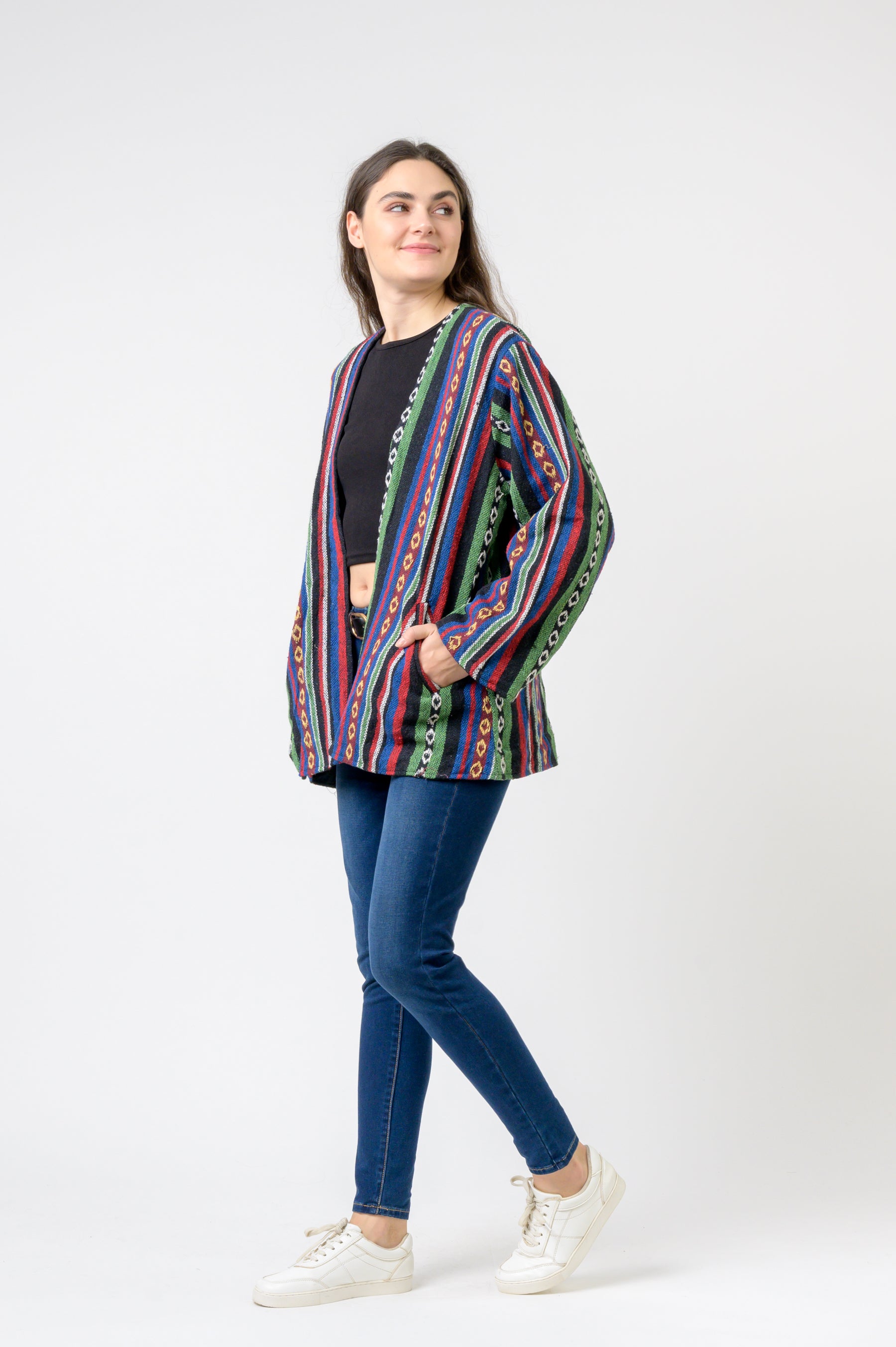 Rhea Woven Open Jacket