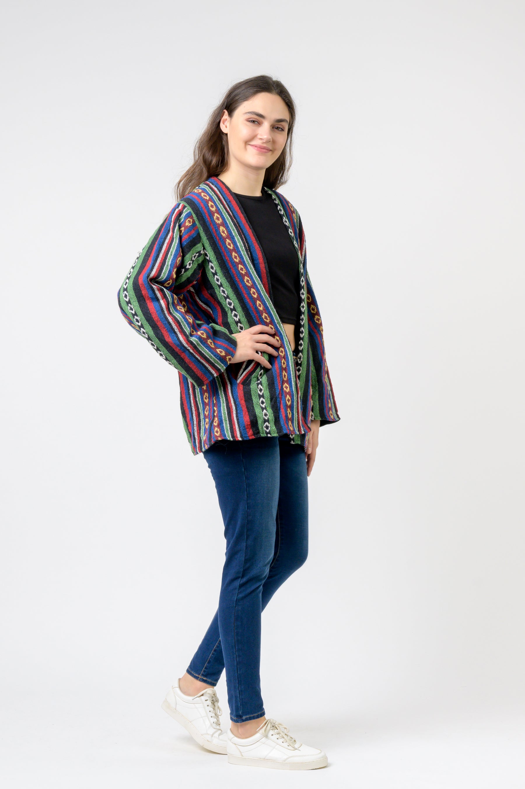 Rhea Woven Open Jacket