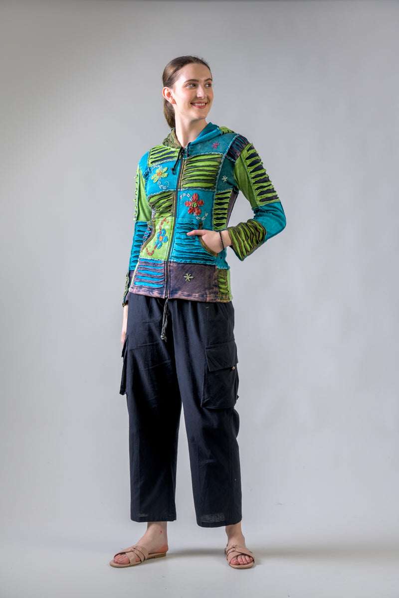 Rhea Bold Vented Flower Jacket