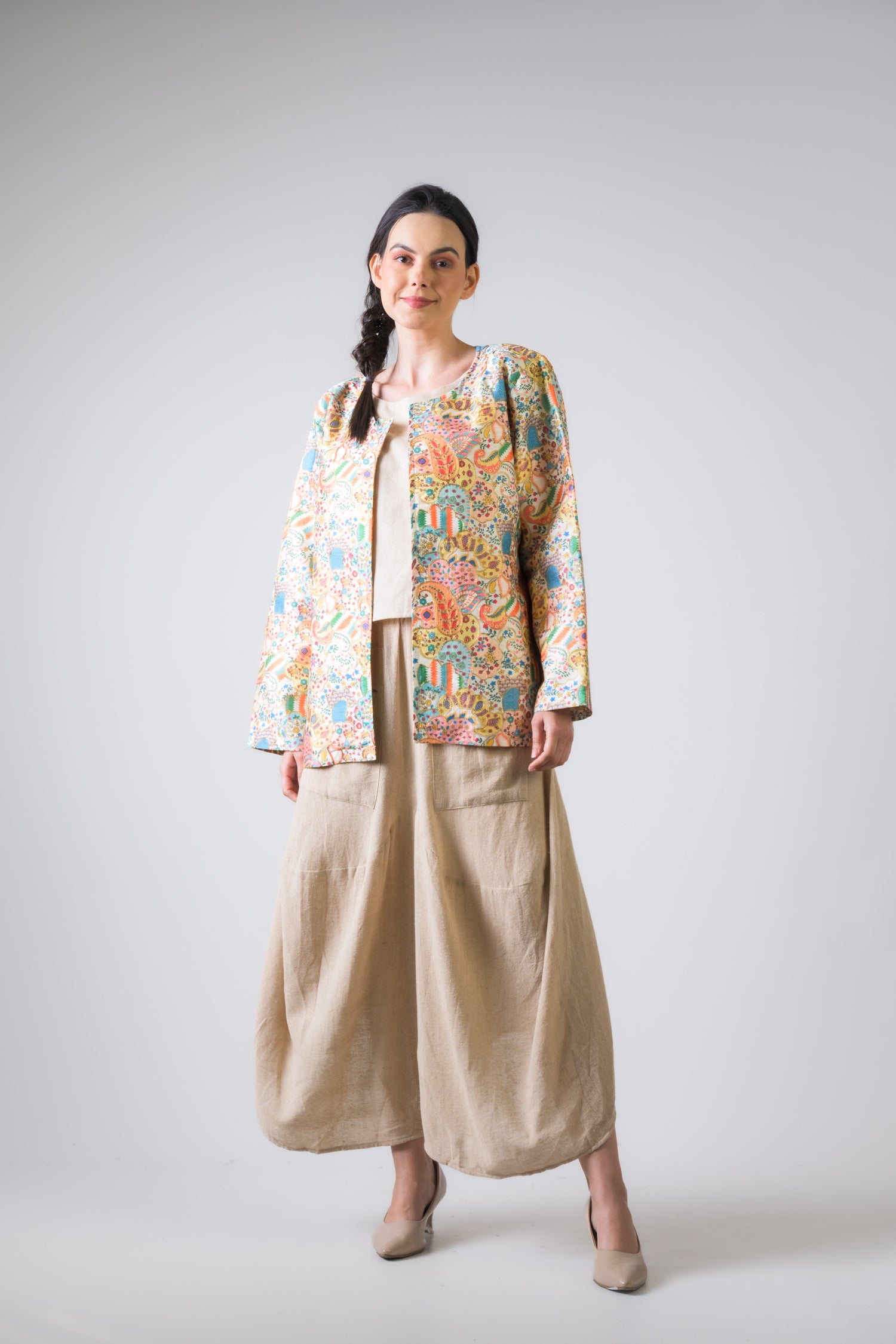 Rhea Bold Handy Cotton Jacket (Assorted)