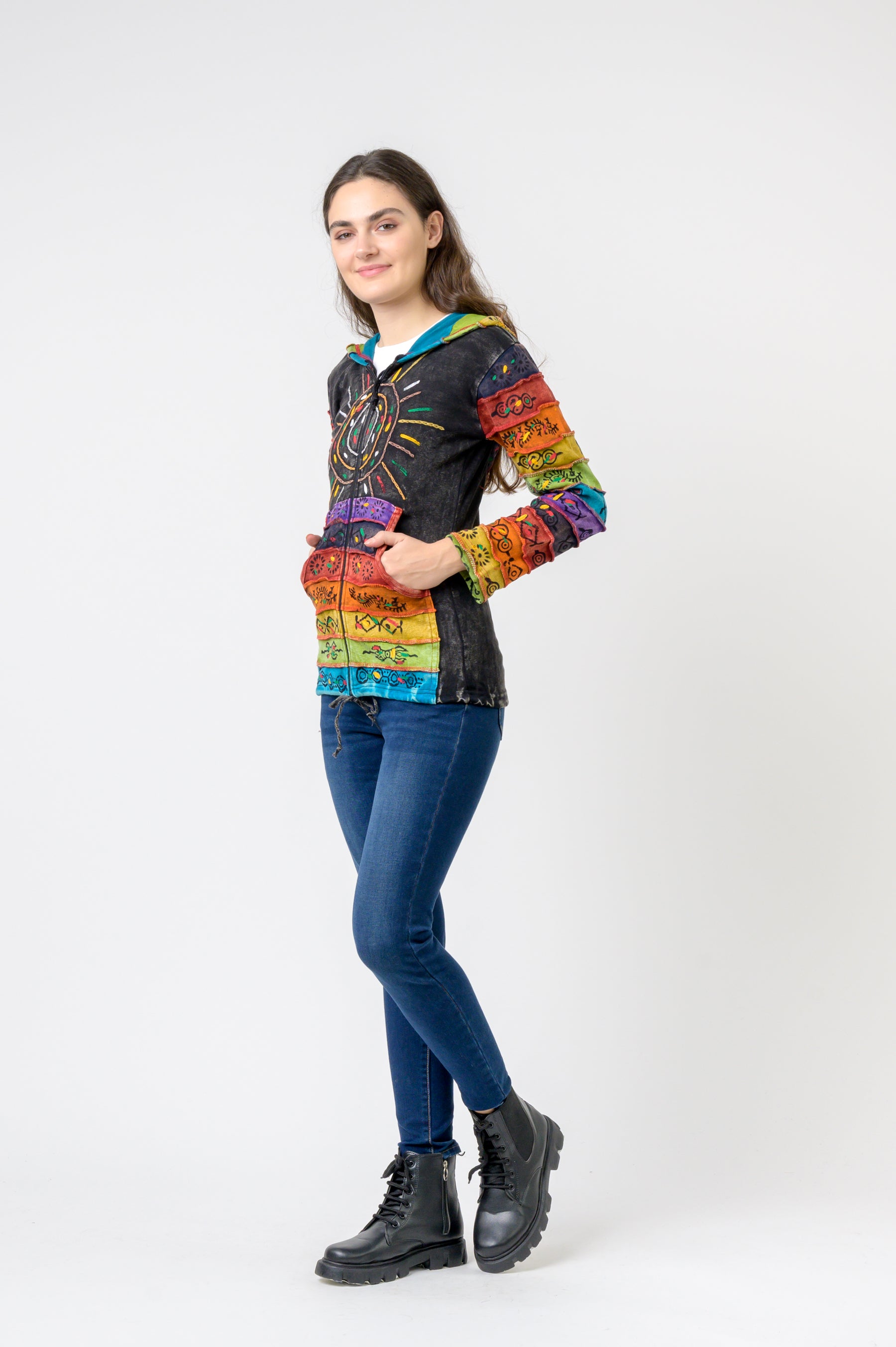 Rhea Sun Print Jacket