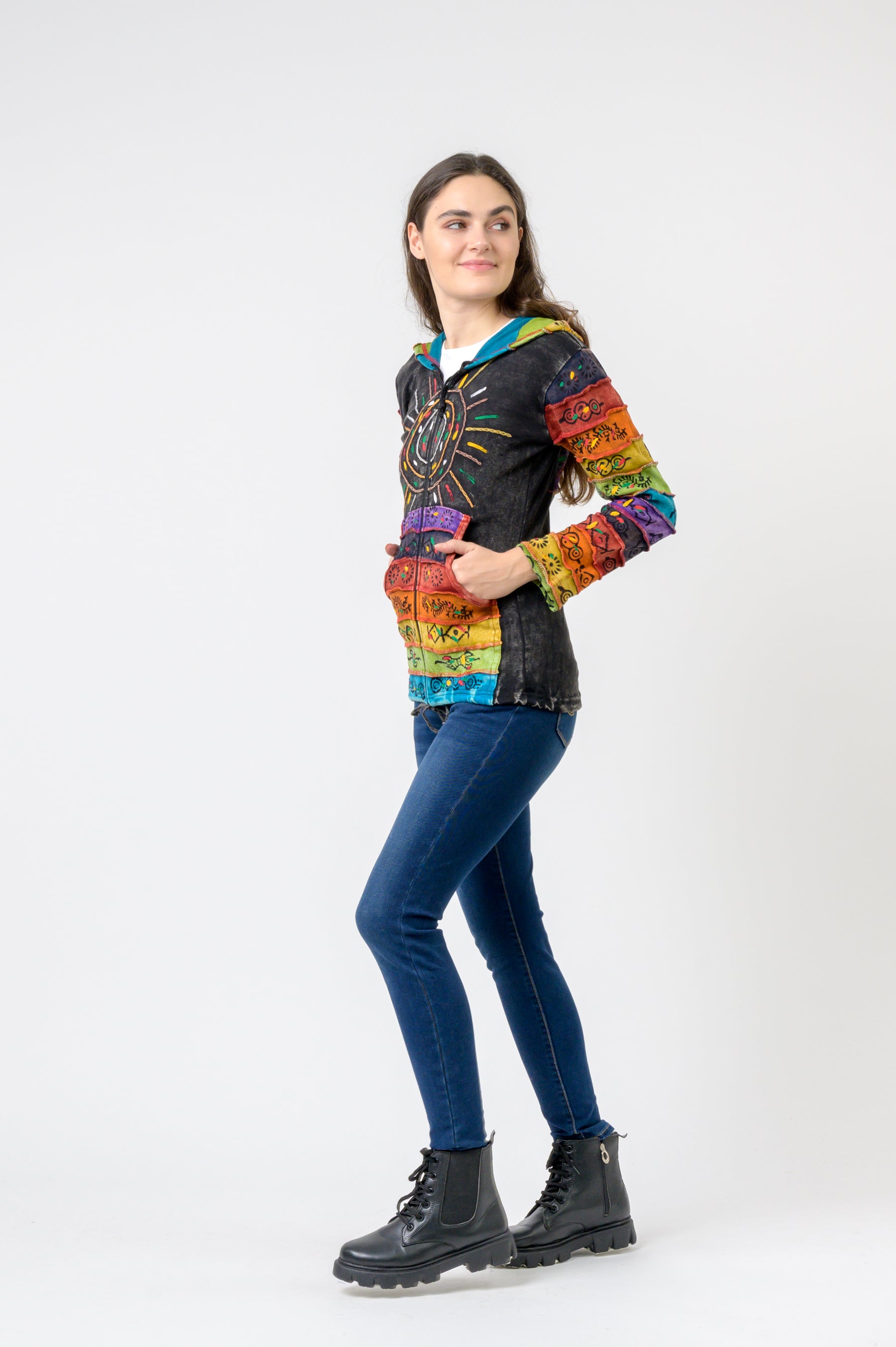 Rhea Sun Print Jacket