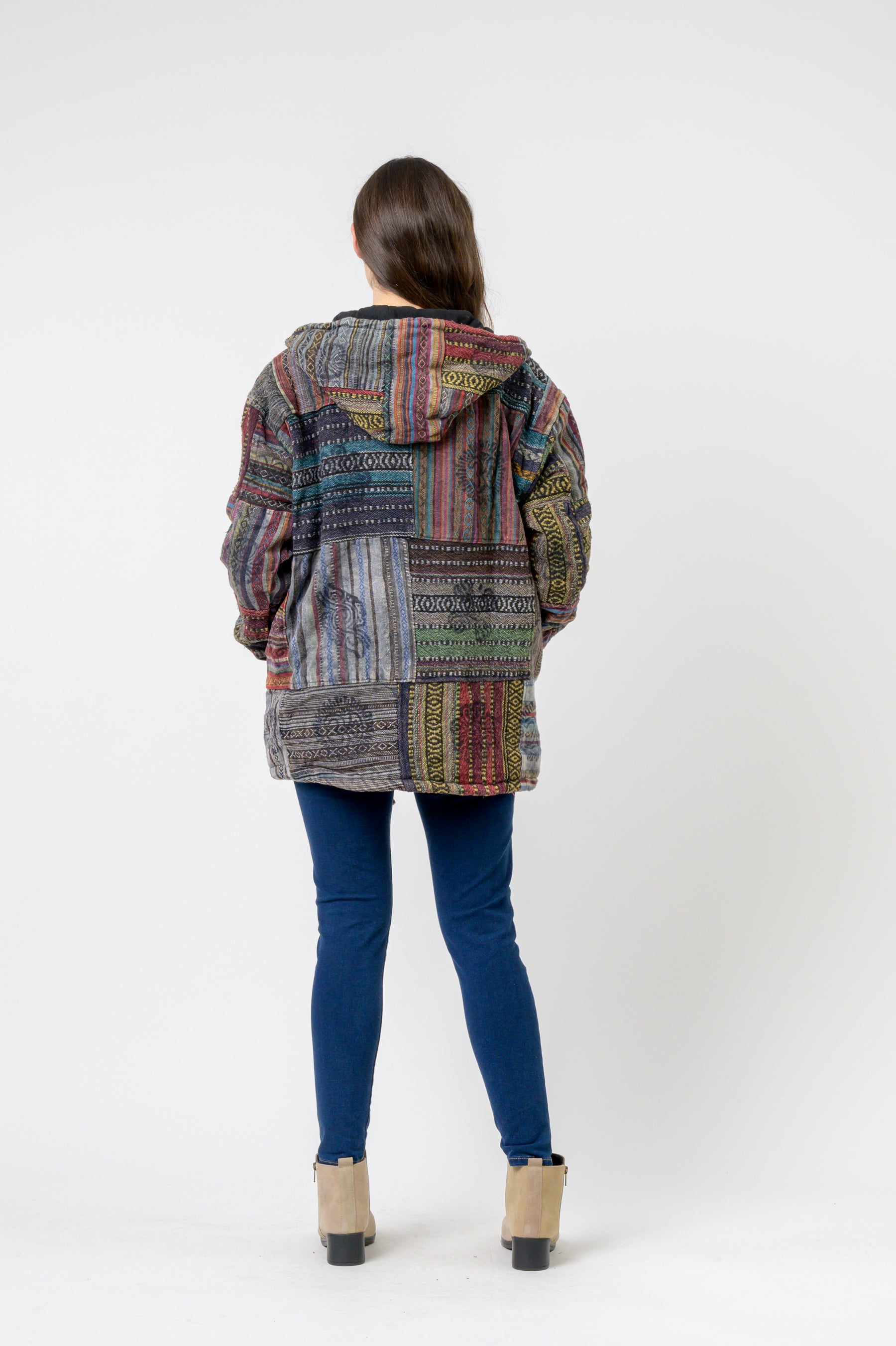 Rhea Patch Print Jacket