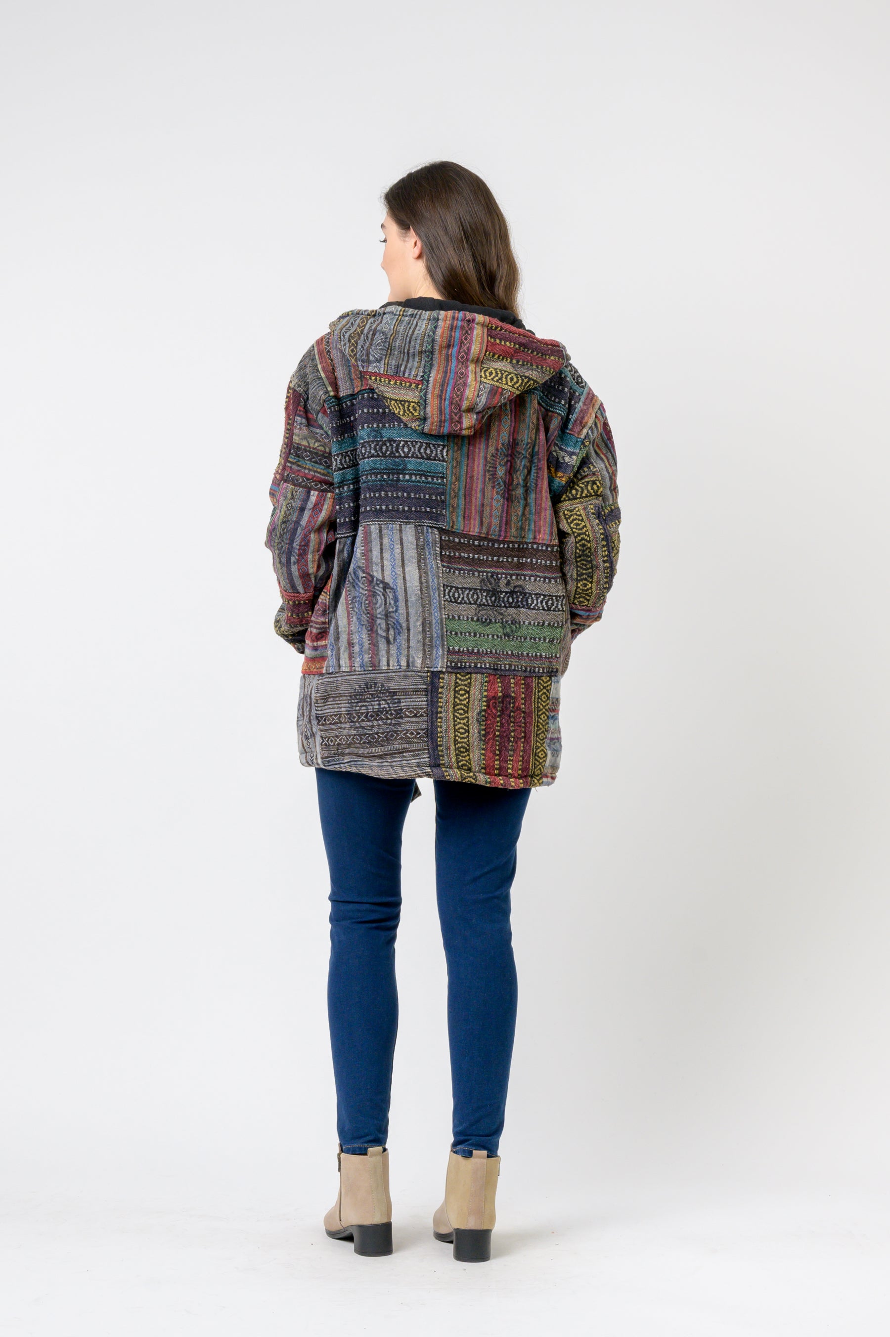 Rhea Patch Print Jacket