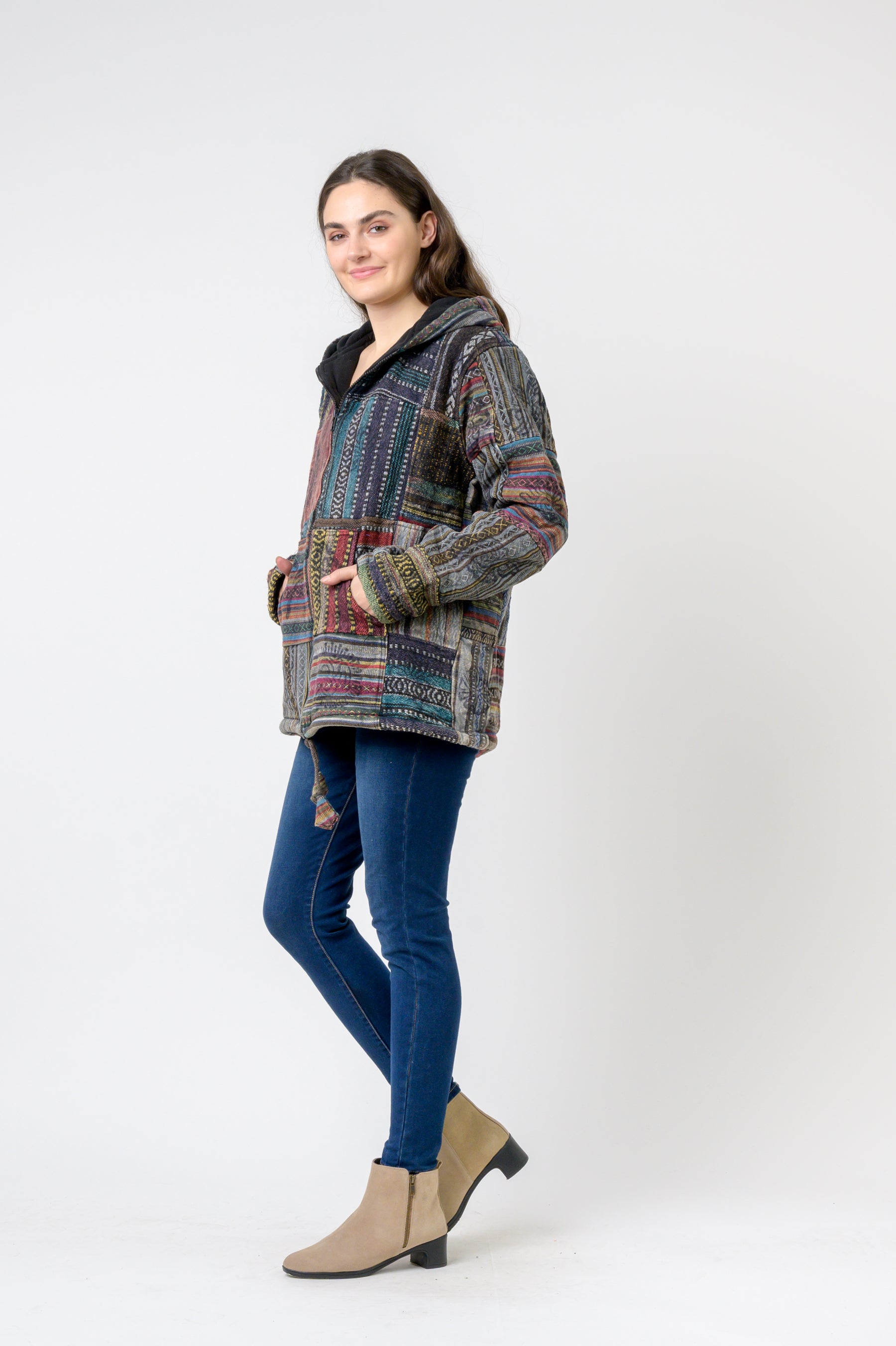 Rhea Patch Print Jacket