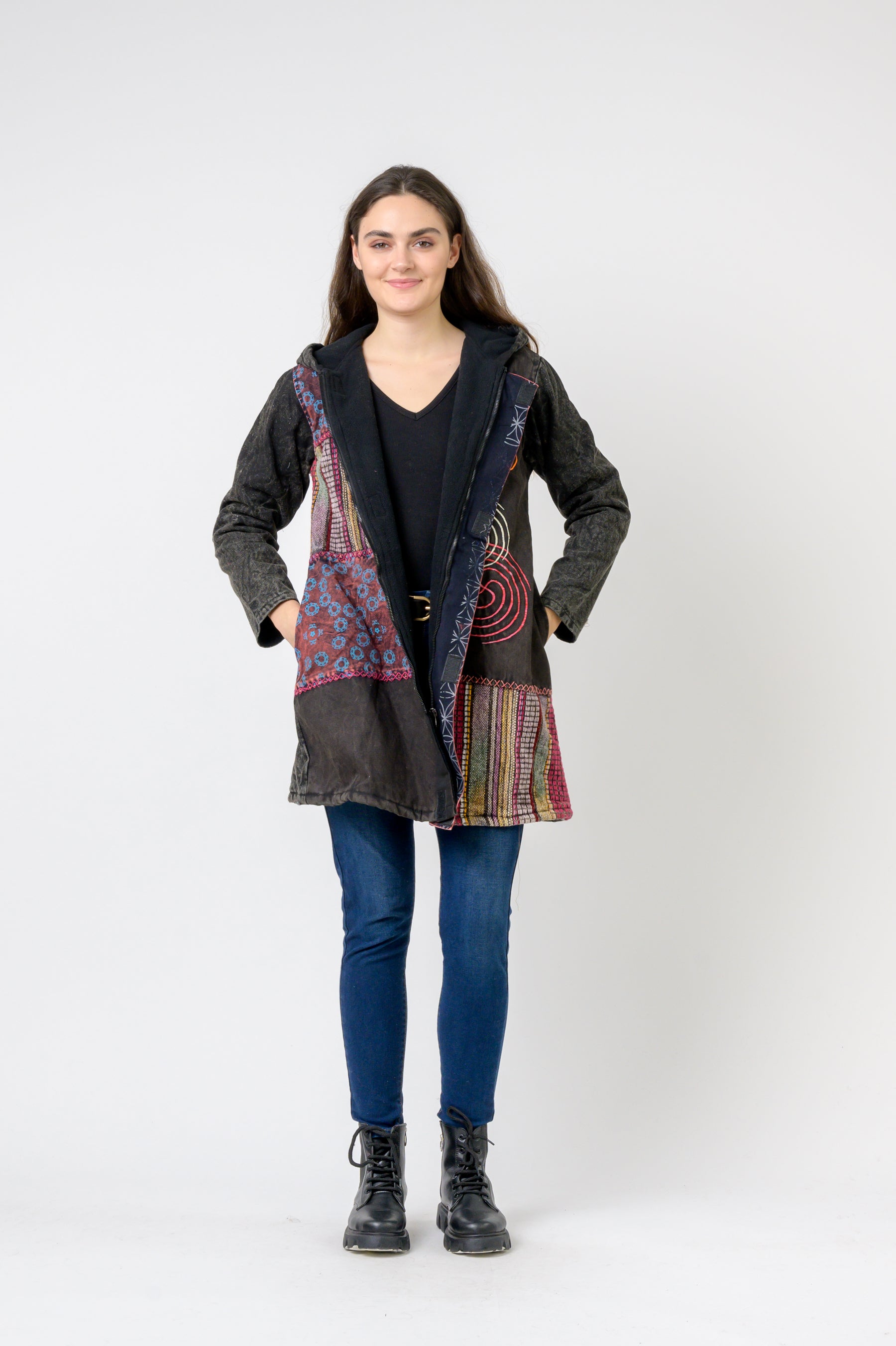 Rhea Cotton Long Jacket