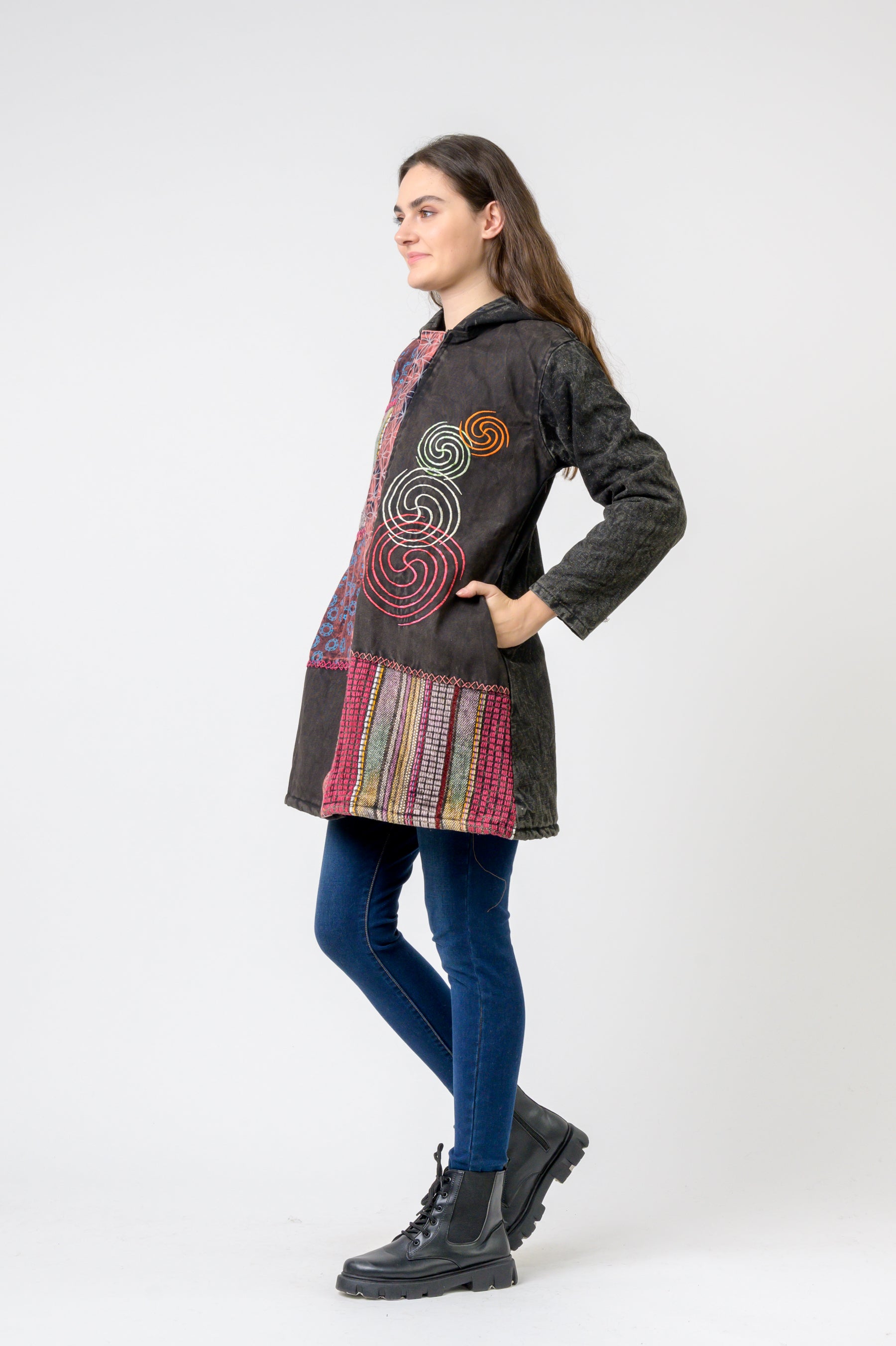 Rhea Cotton Long Jacket