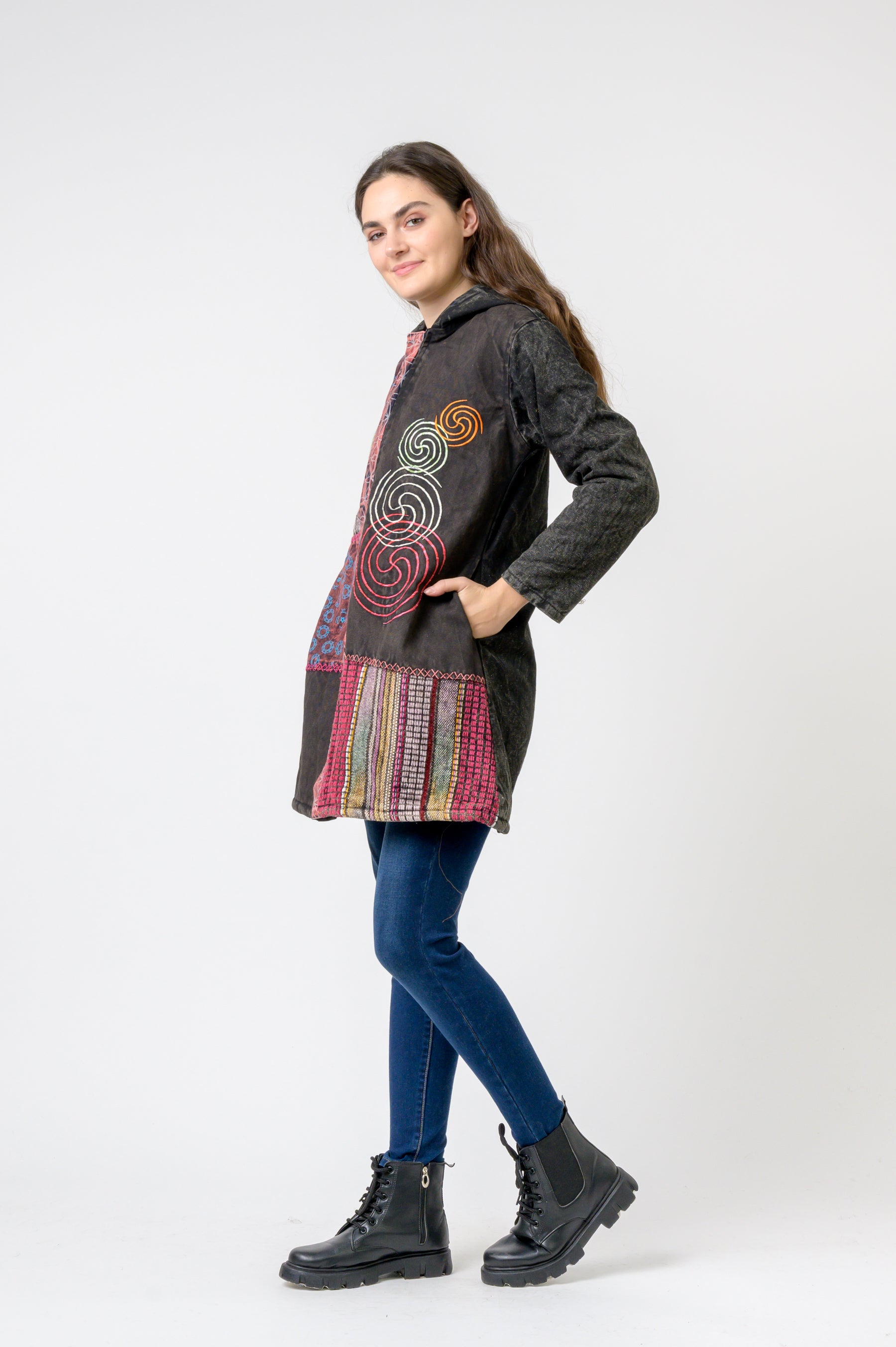 Rhea Cotton Long Jacket