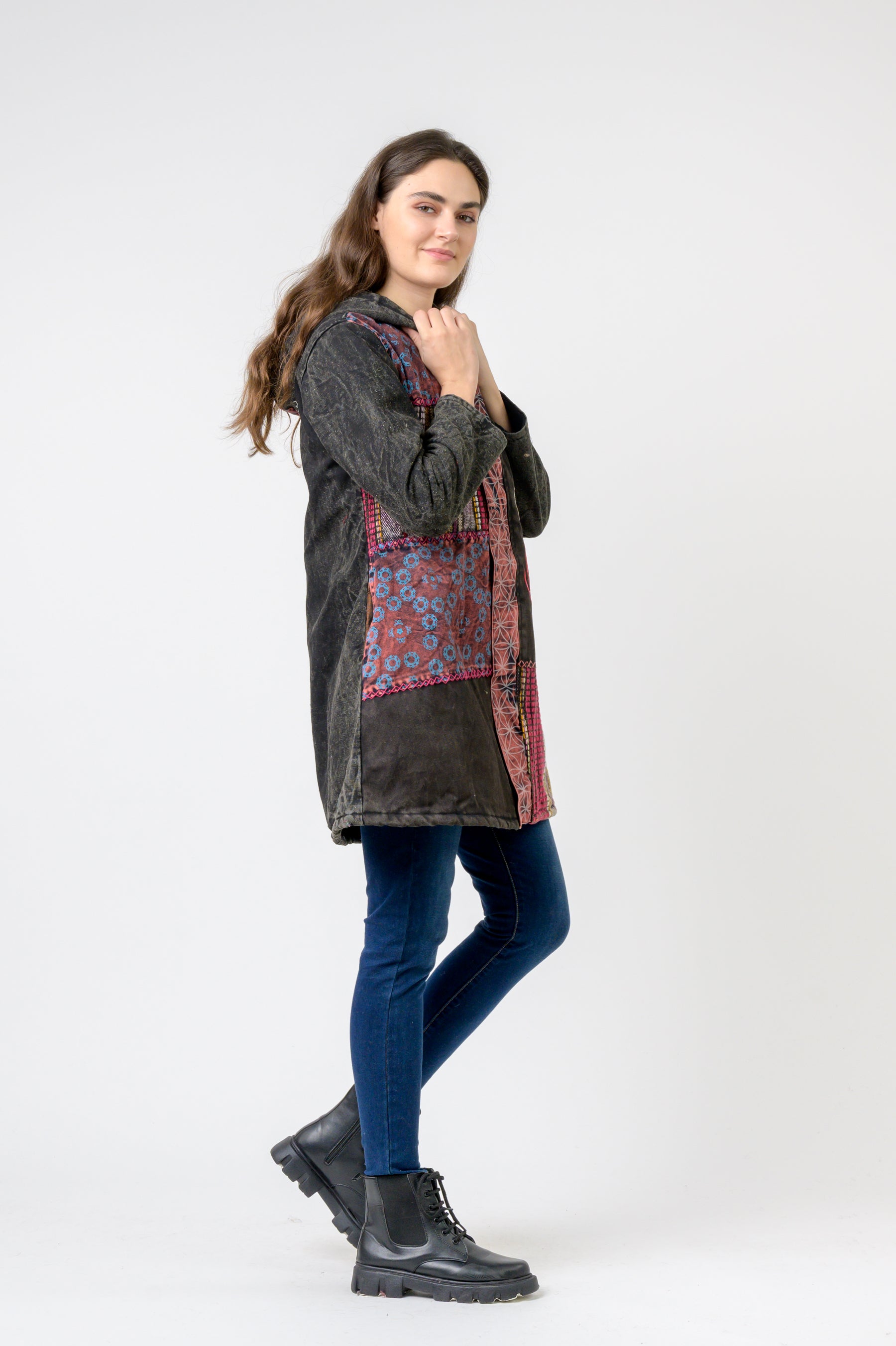 Rhea Cotton Long Jacket