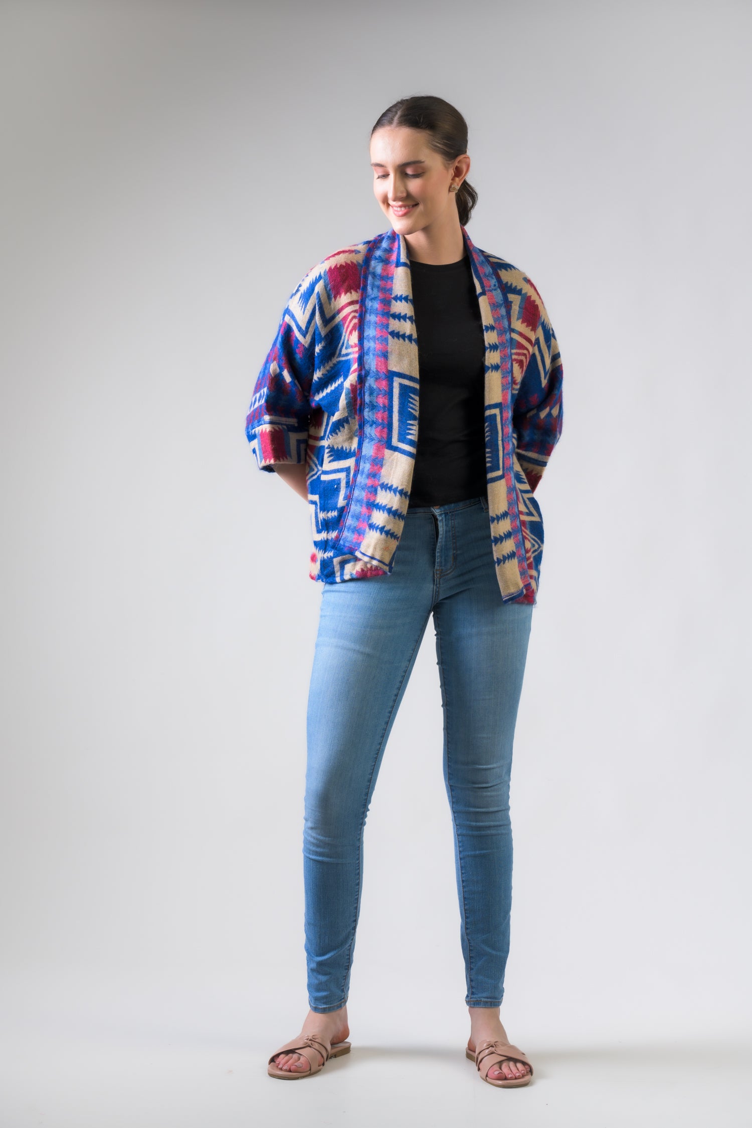 Rhea Southwest Light Jacket Beige / Small/Medium