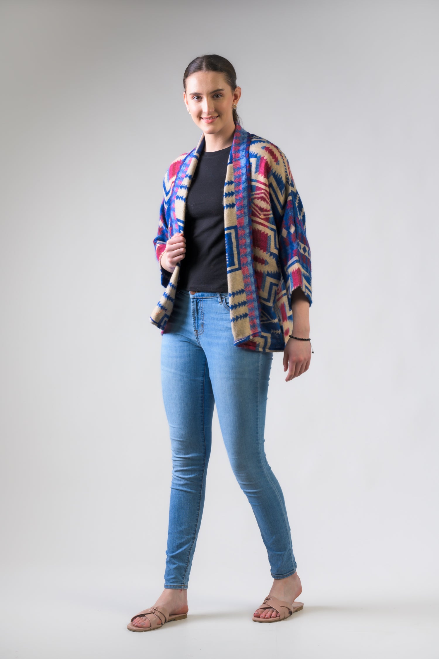 Rhea Southwest Light Jacket Beige / Small/Medium