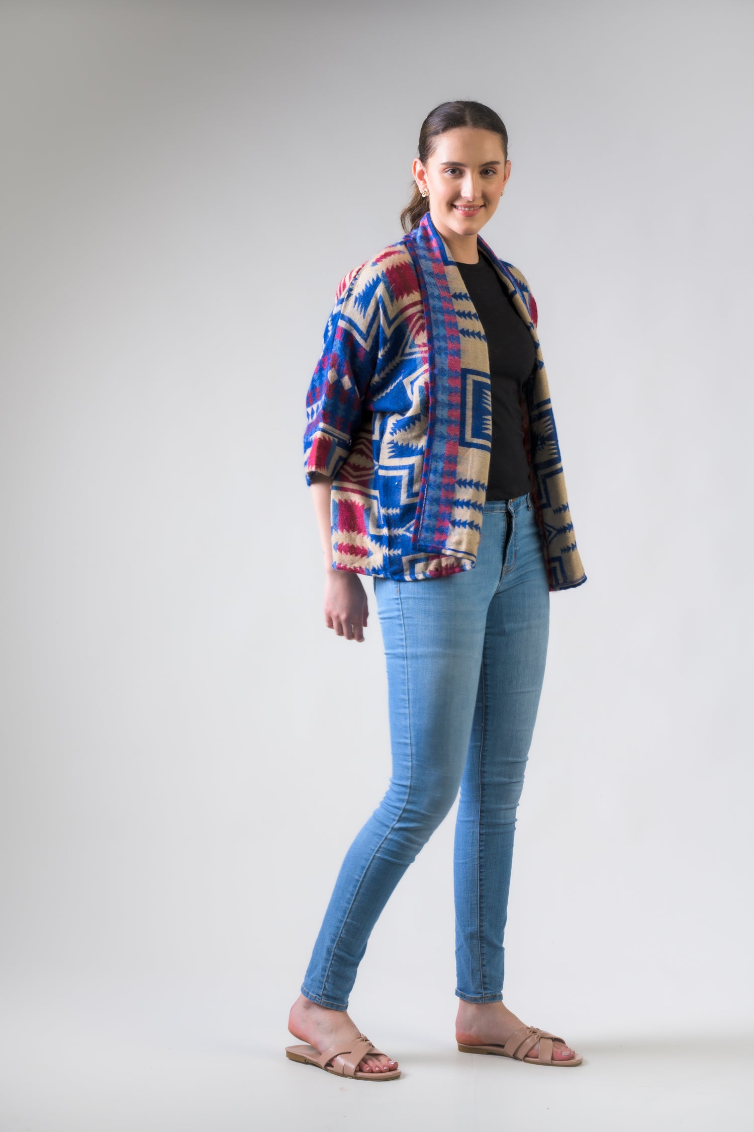 Rhea Southwest Light Jacket Beige / Small/Medium