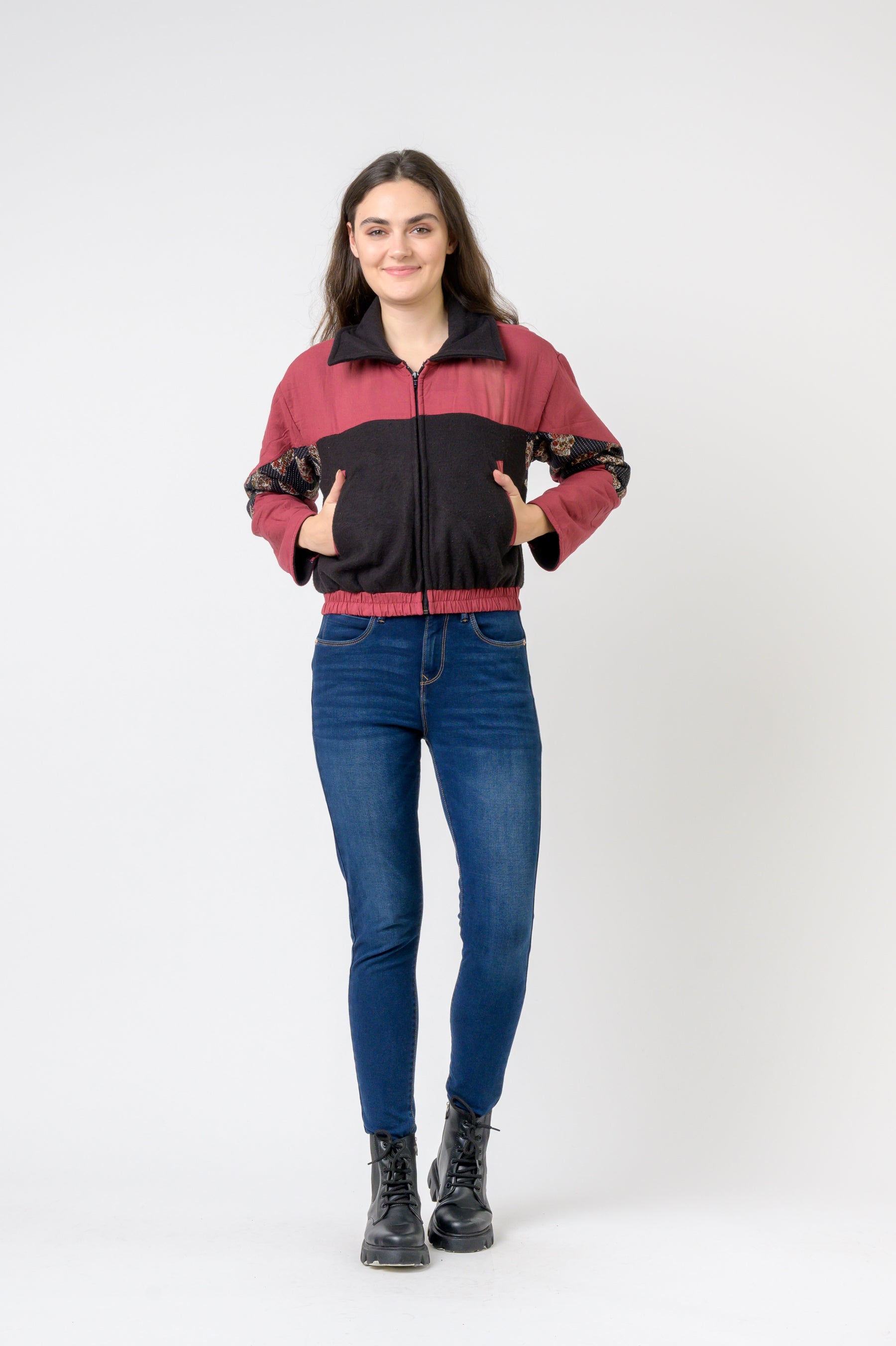 Rhea Floral Fleecy Jacket