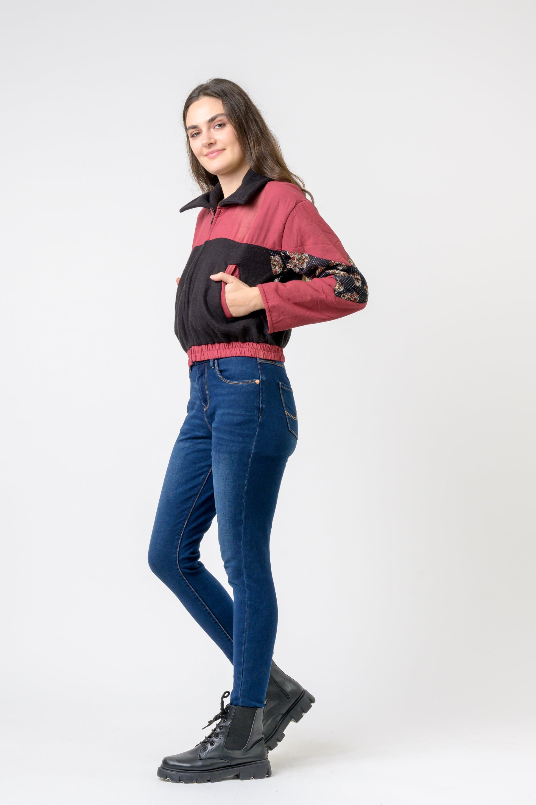 Rhea Floral Fleecy Jacket