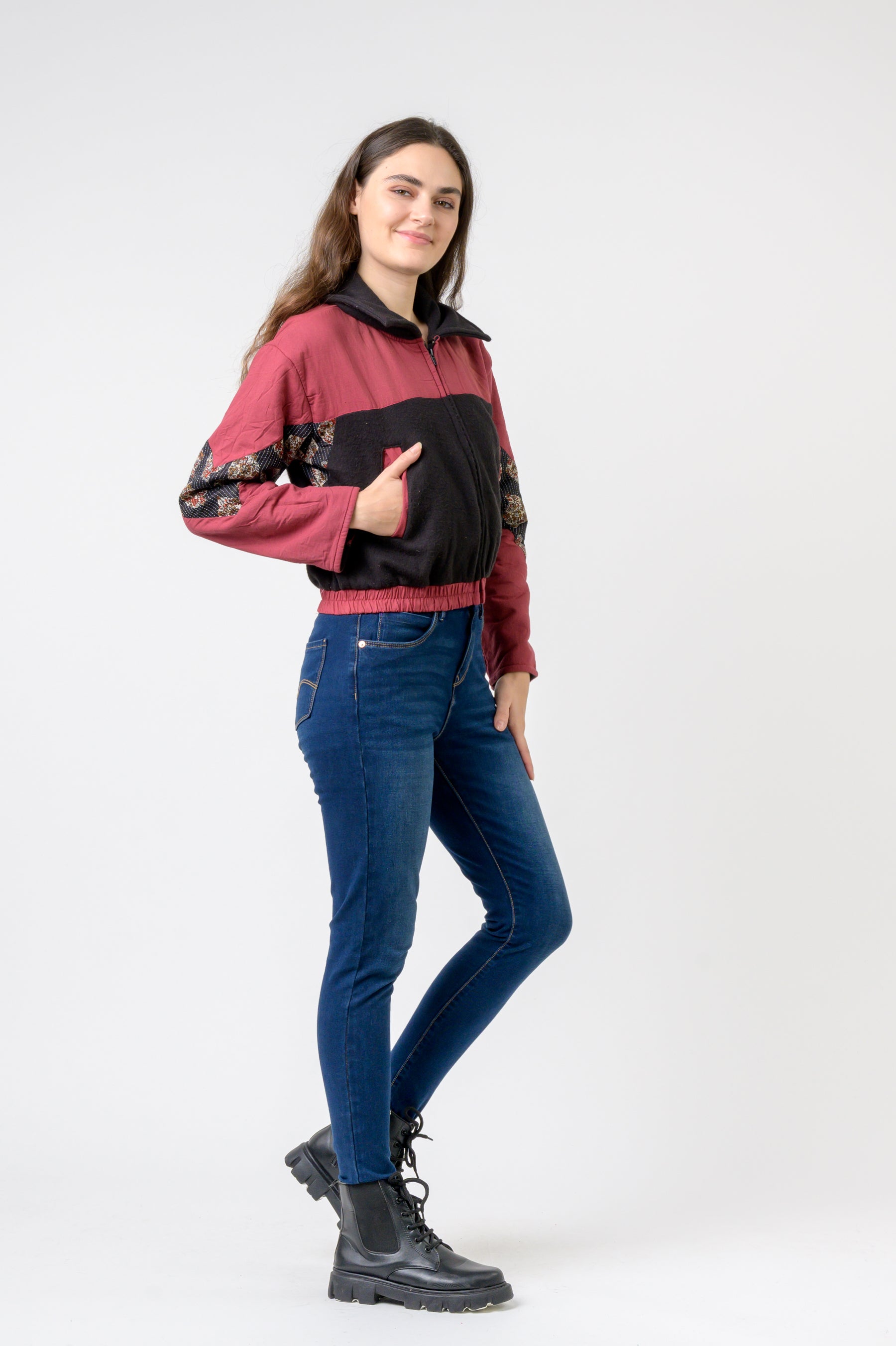 Rhea Floral Fleecy Jacket