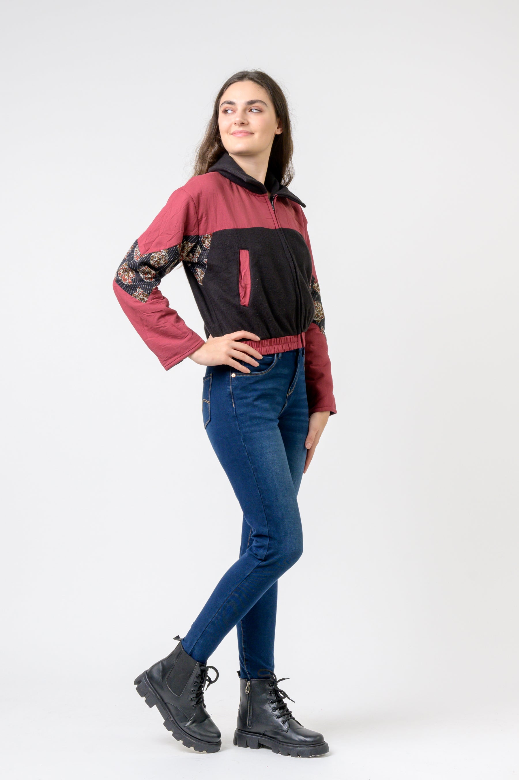 Rhea Floral Fleecy Jacket