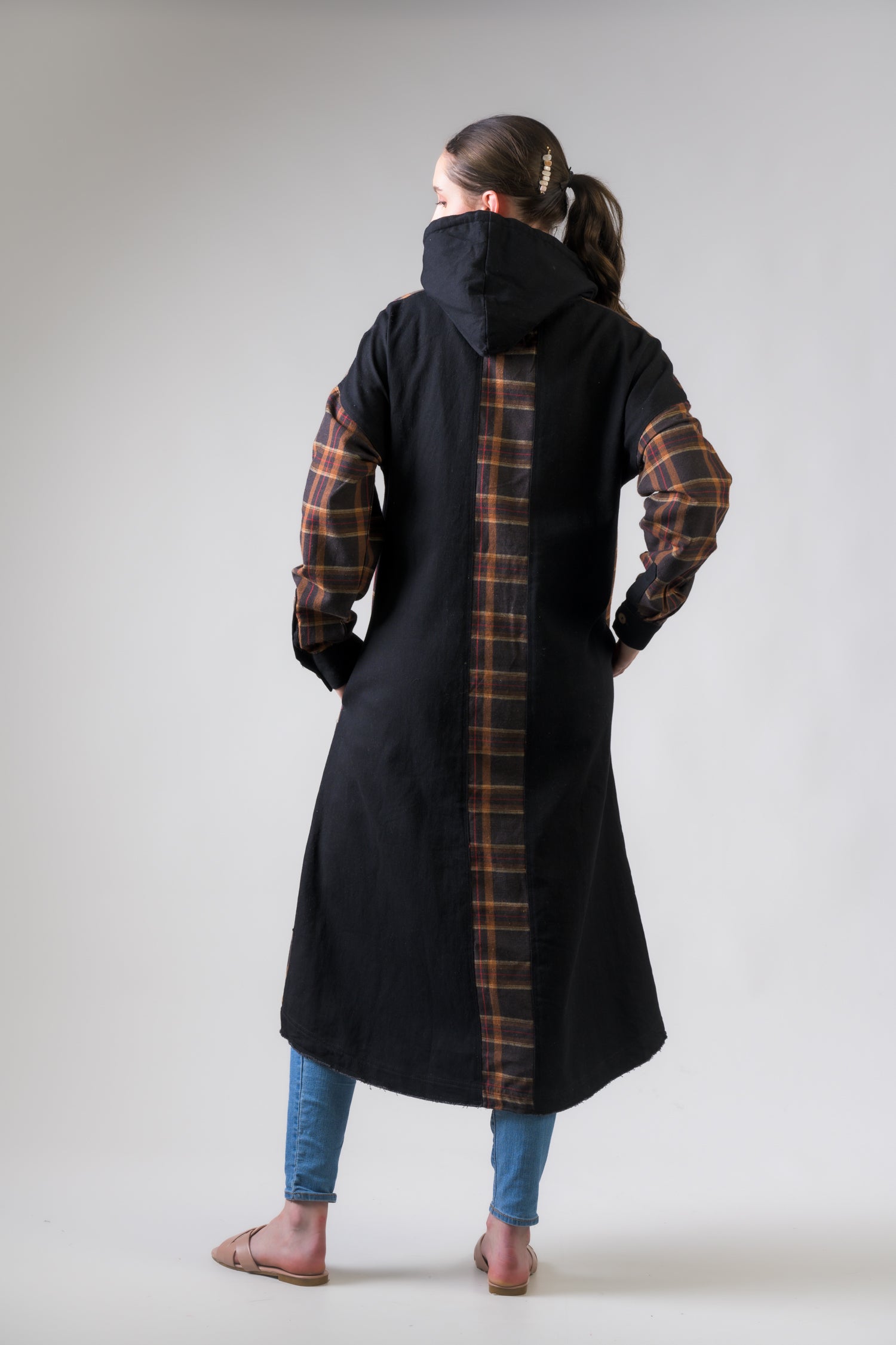 Rhea Audrey Long Jacket Brown / L/X