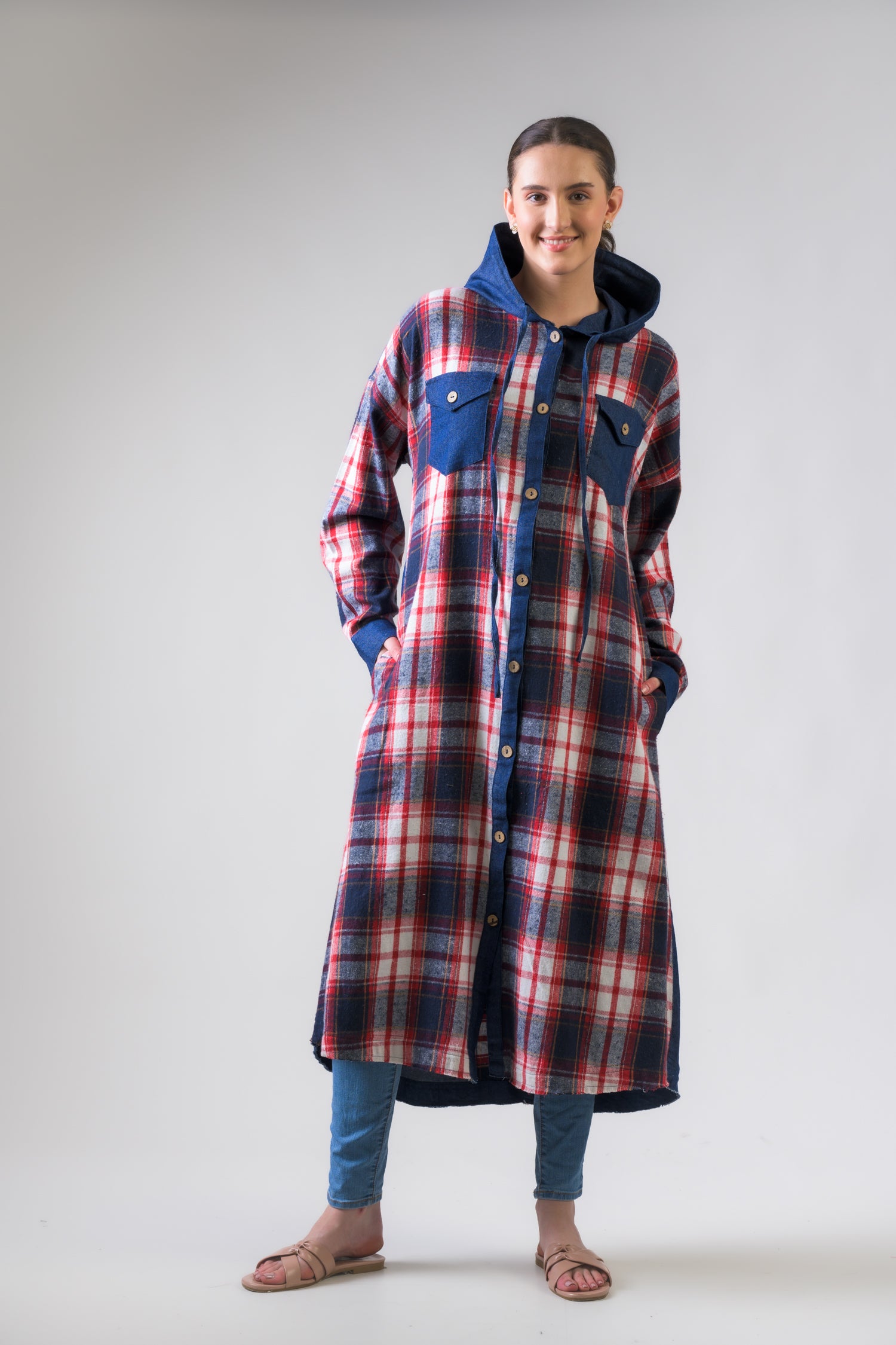 Rhea Audrey Long Jacket Brown / S/M