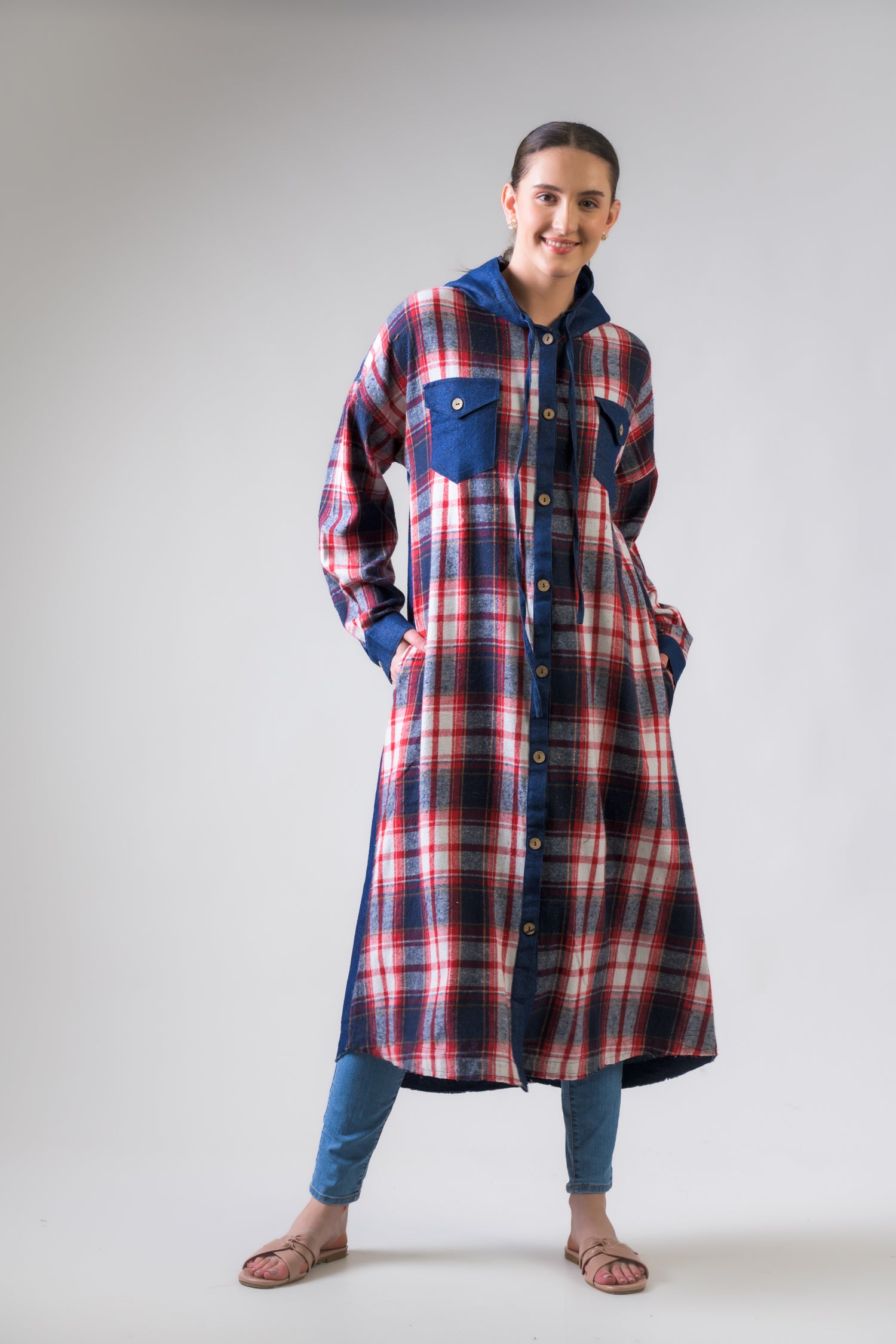 Rhea Audrey Long Jacket Brown / S/M