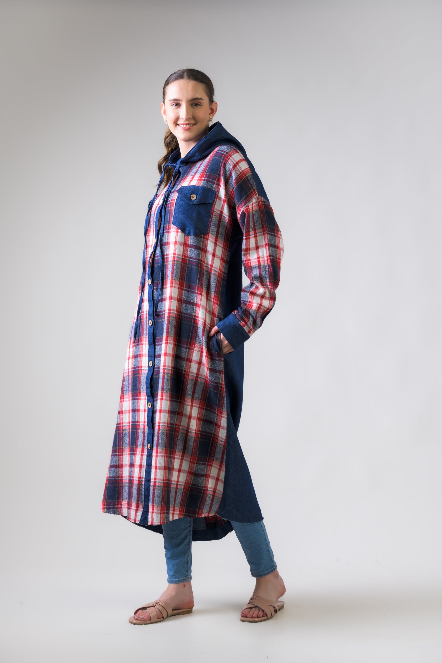 Rhea Audrey Long Jacket Brown / S/M