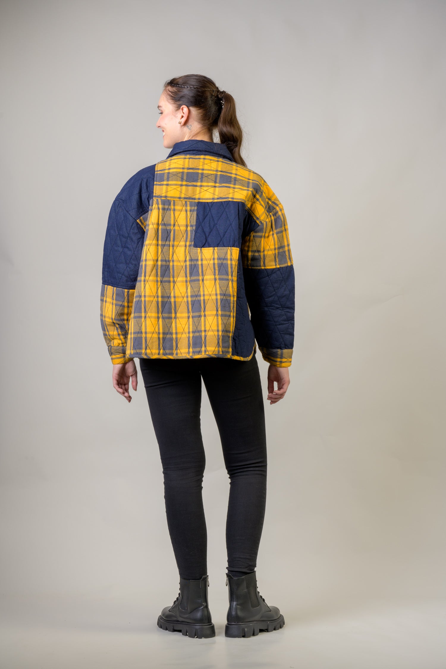 Rhea Lexus Quilted Jacket Yellow / L/X