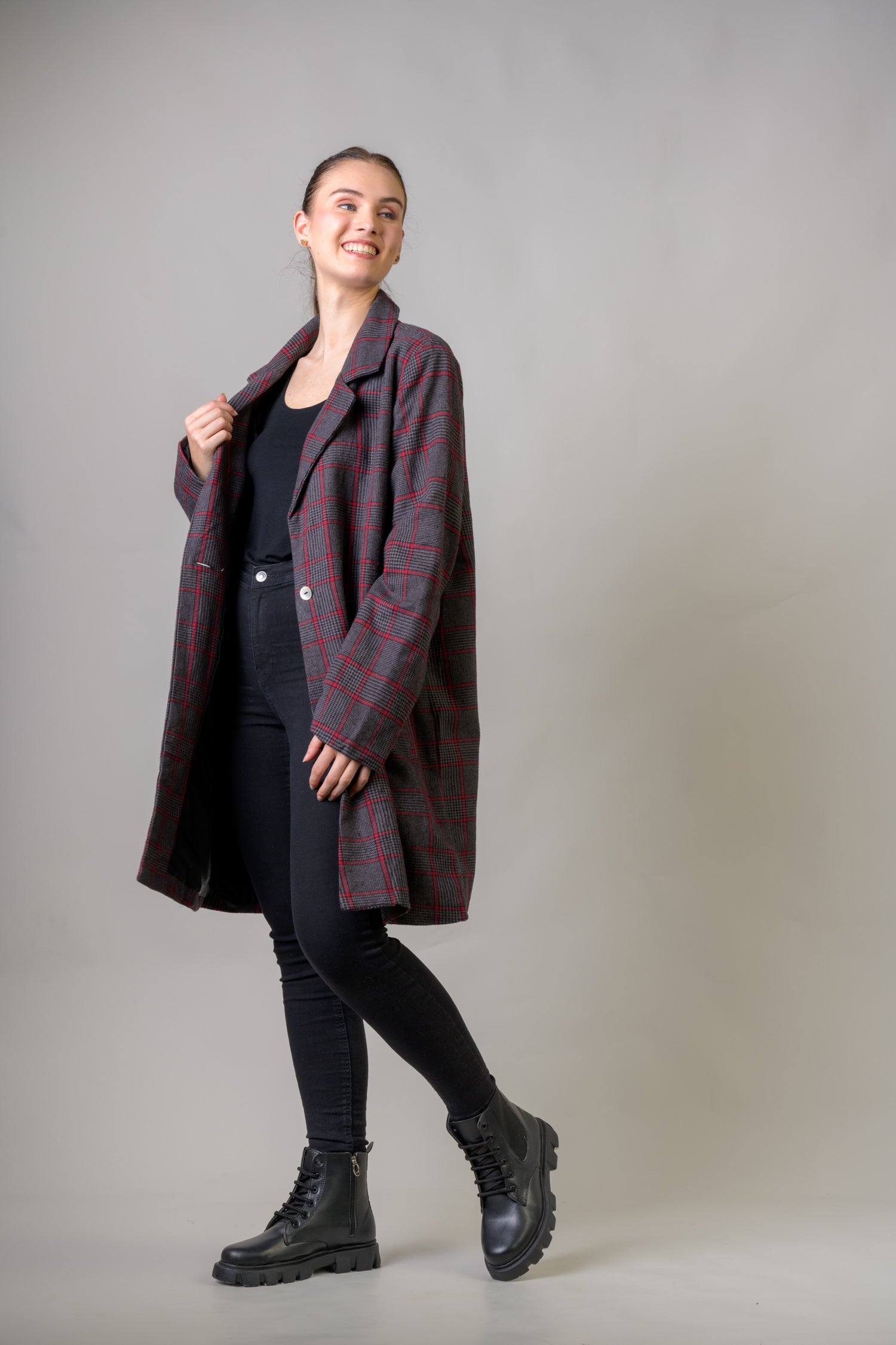 Rhea French Coat Red / L/X