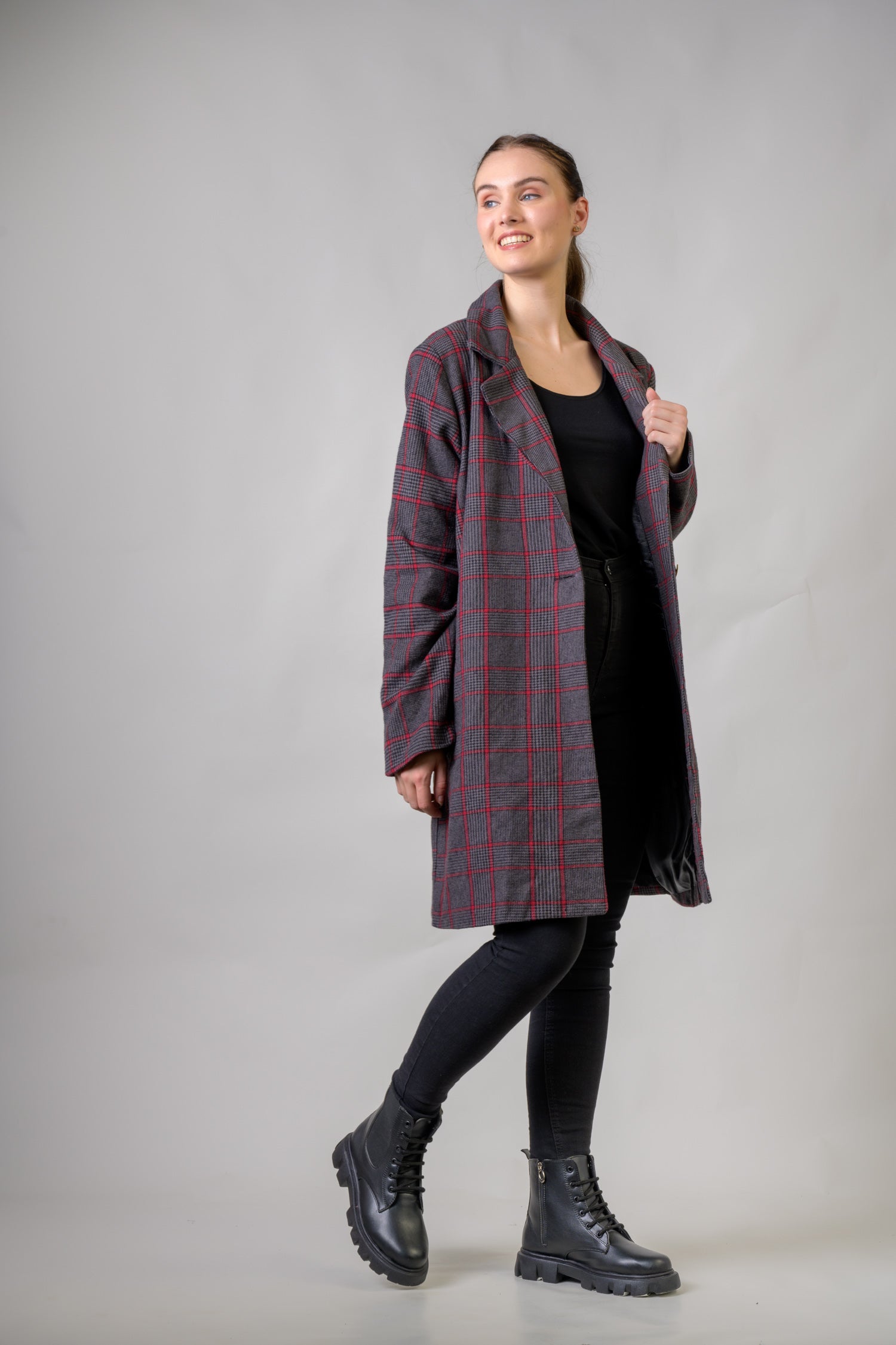 Rhea French Coat Red / L/X