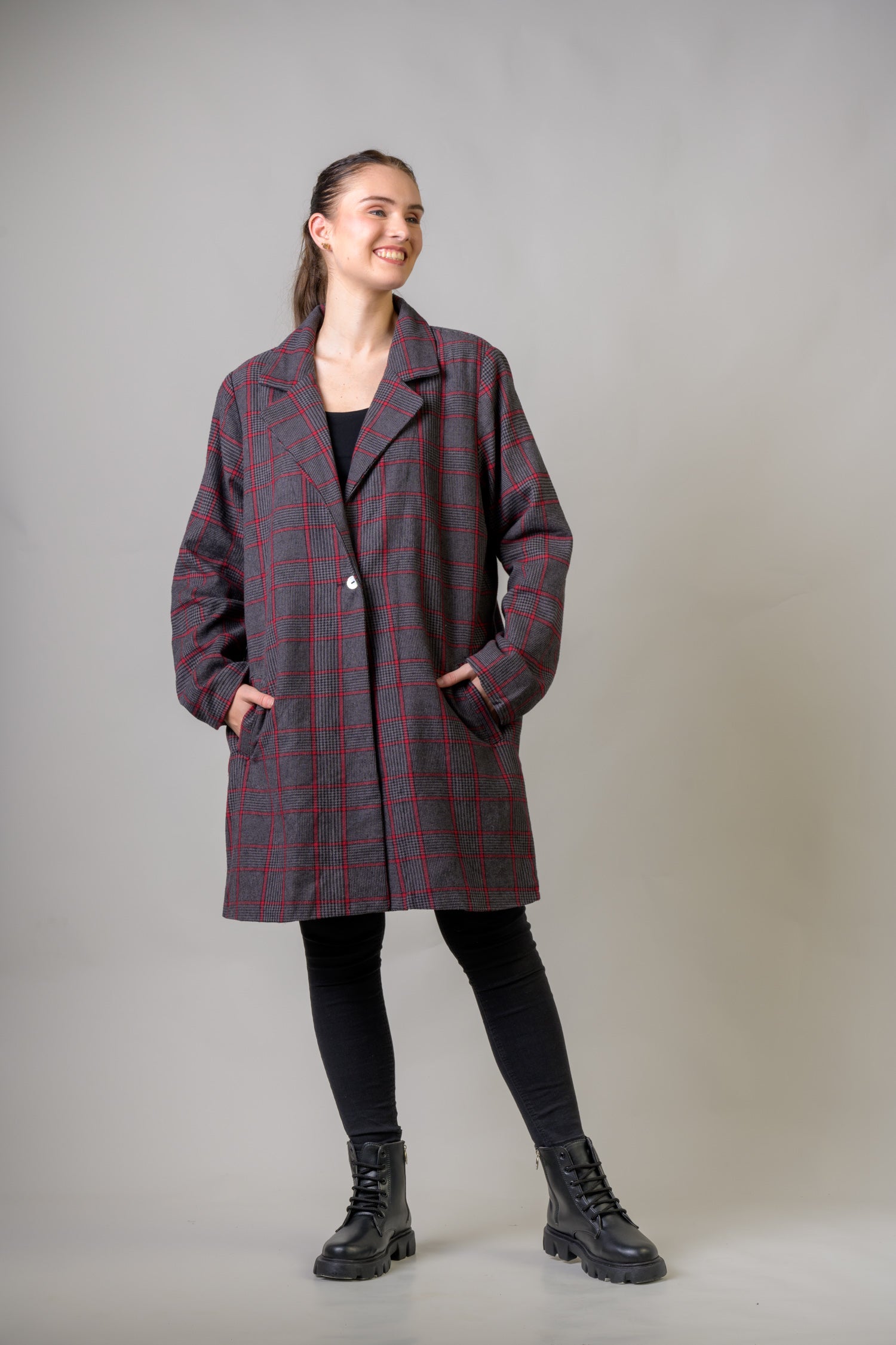 Rhea French Coat Red / L/X
