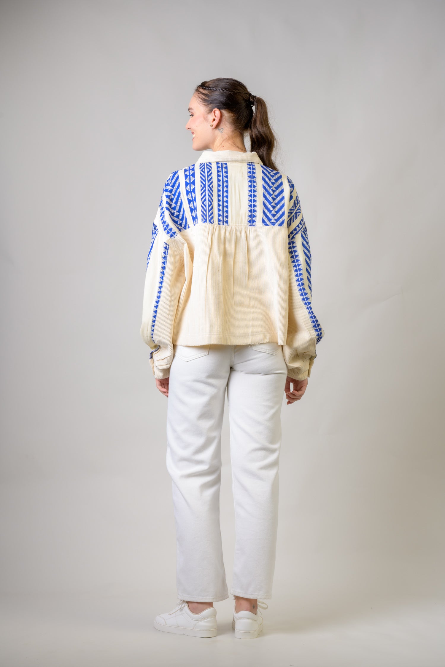 Rhea Crop Jacket Blue / L/X