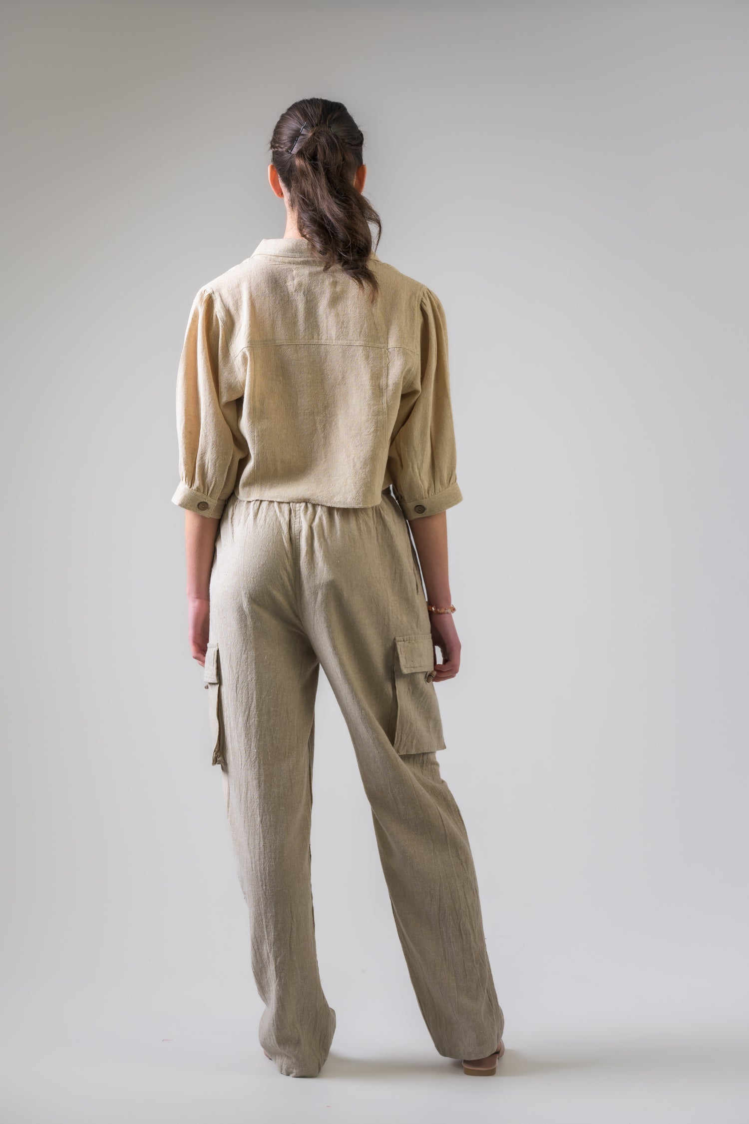 Rhea Button-Down Short Jacket