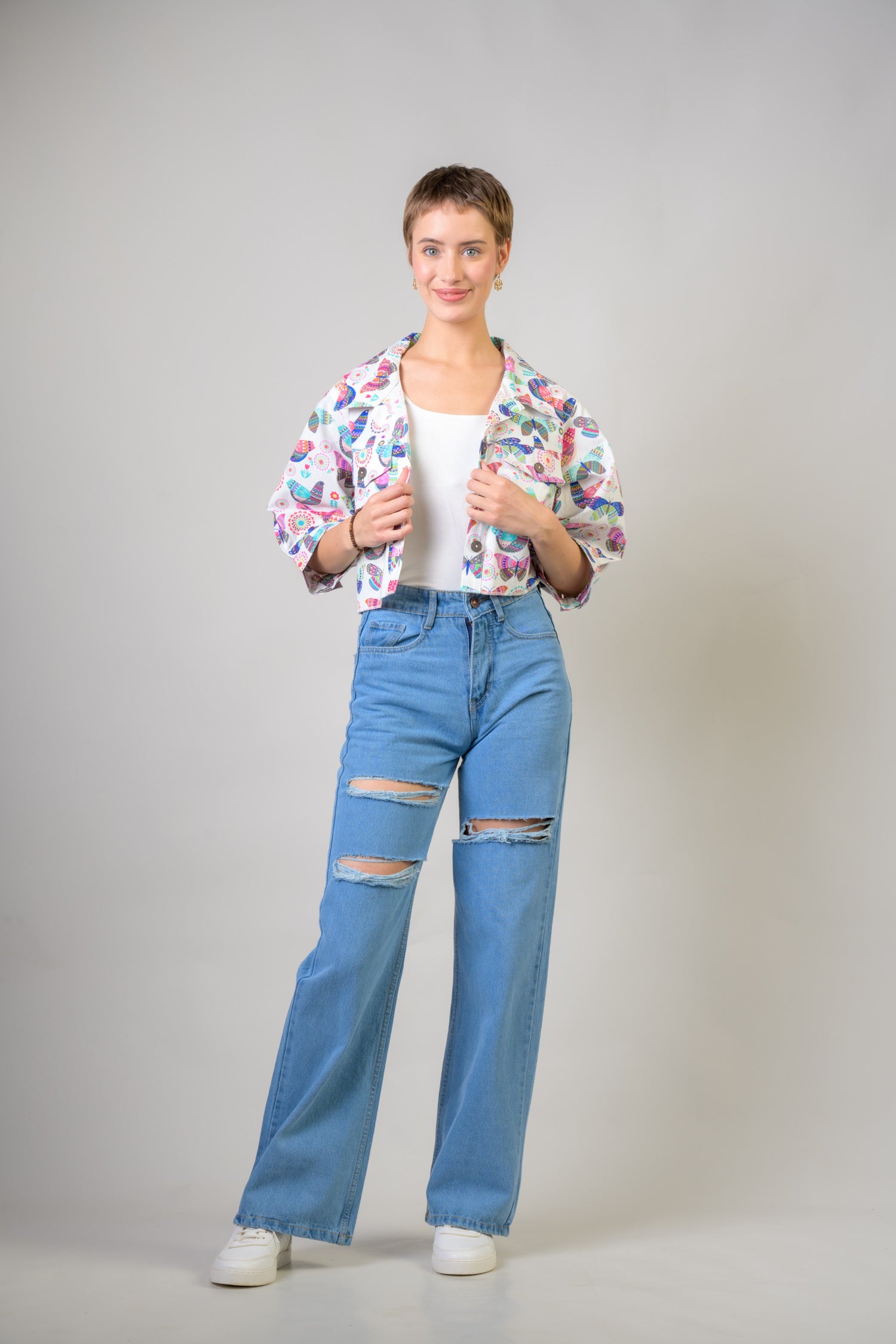 Rhea Multicolor Short Jacket