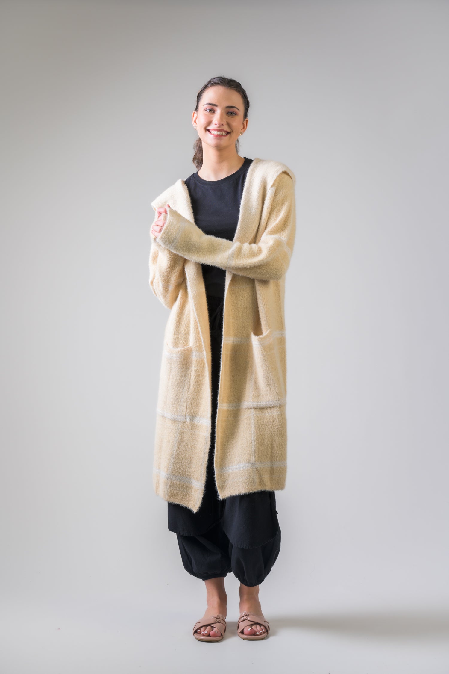 Rhea Pattern Jacket Beige / S/M