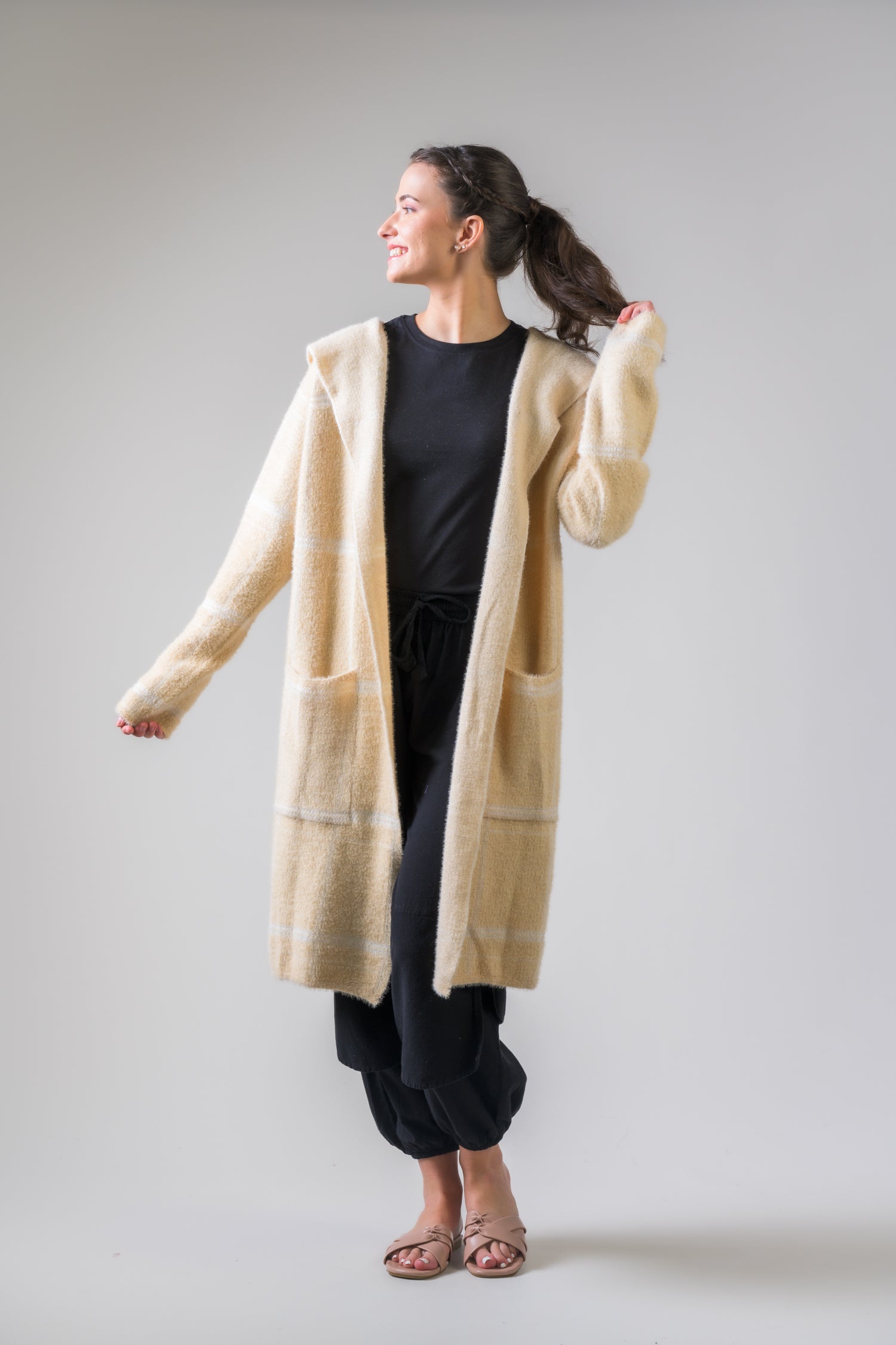 Rhea Pattern Jacket Beige / S/M