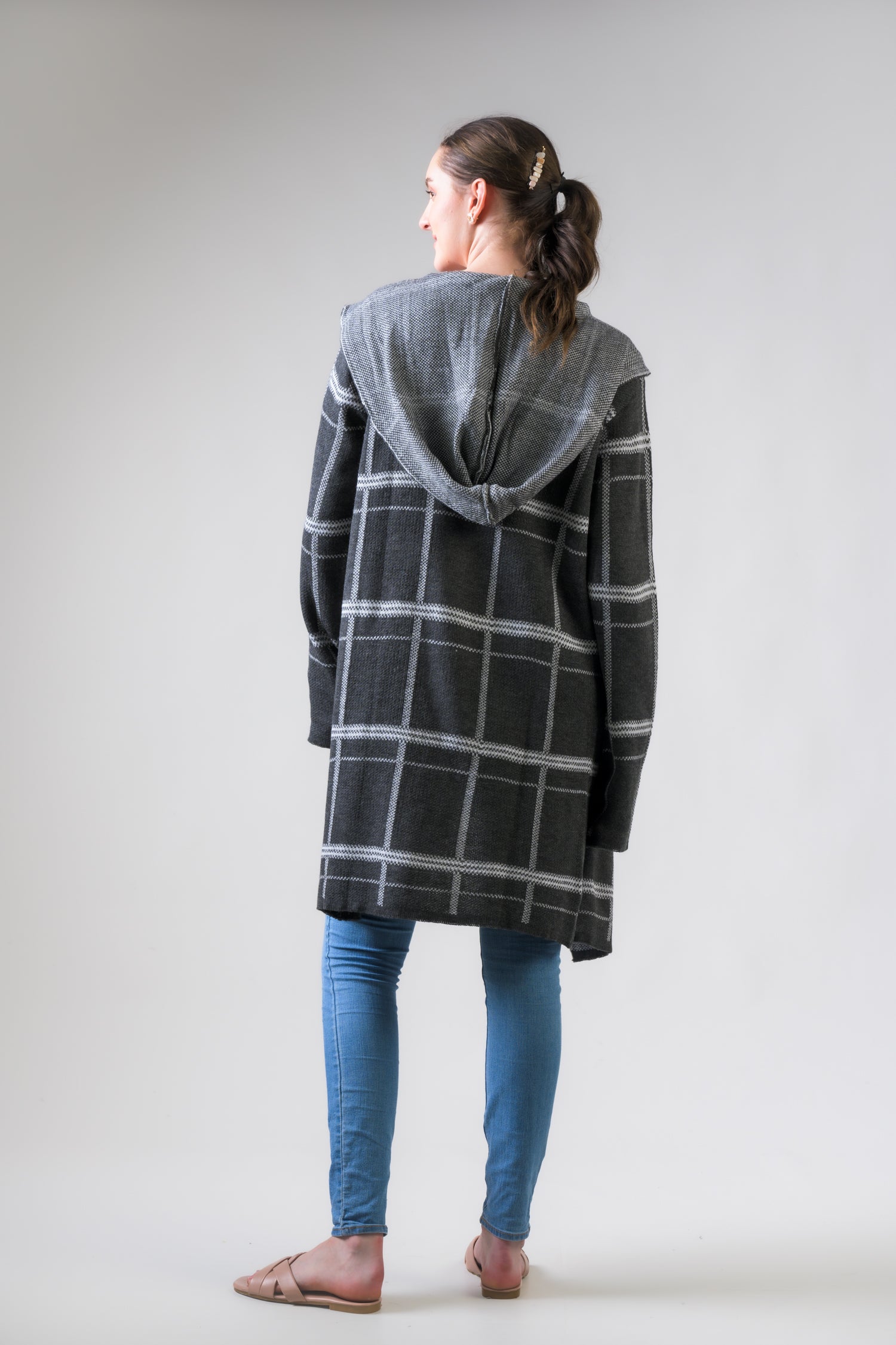 Rhea Pattern Jacket Grey / L/X