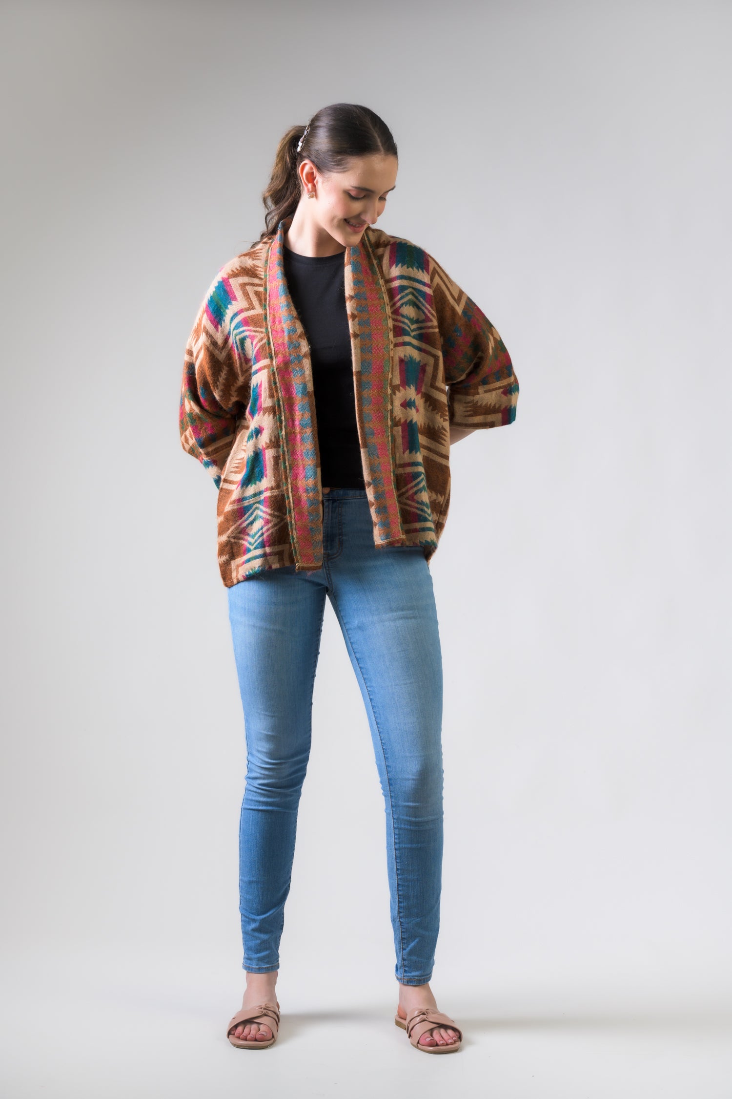 Rhea Southwest Light Jacket Beige / Small/Medium