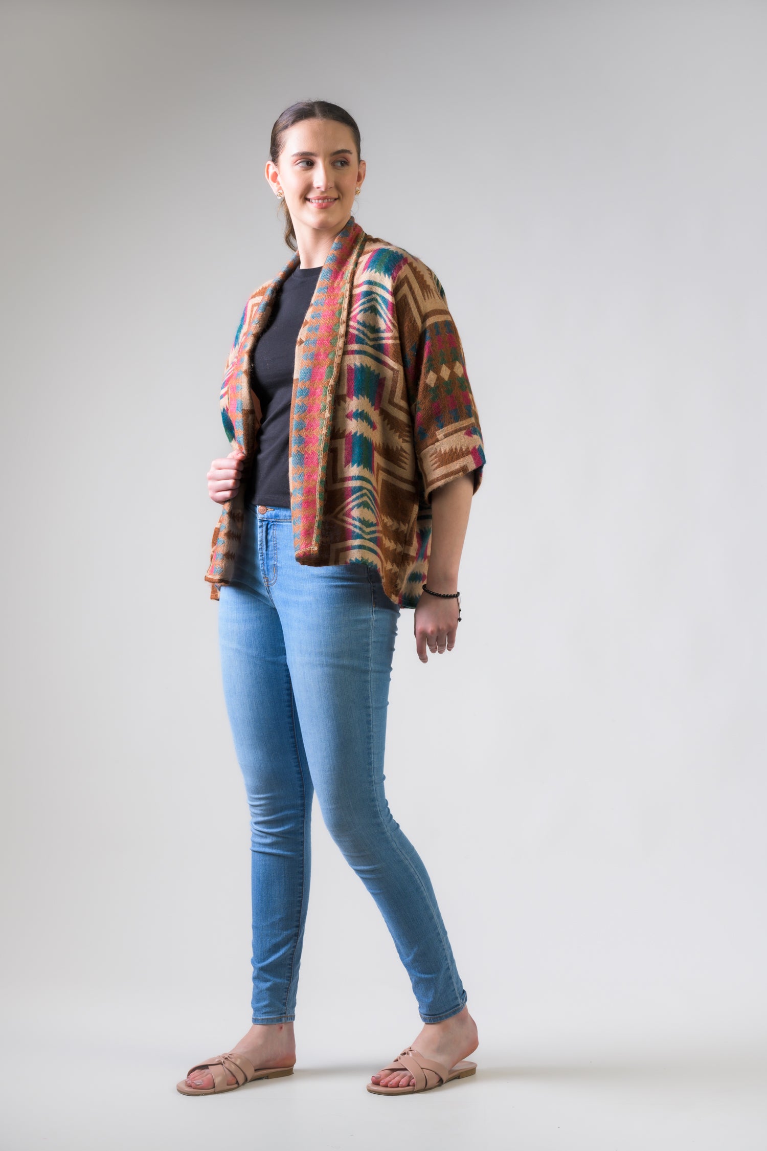 Rhea Southwest Light Jacket Beige / Small/Medium