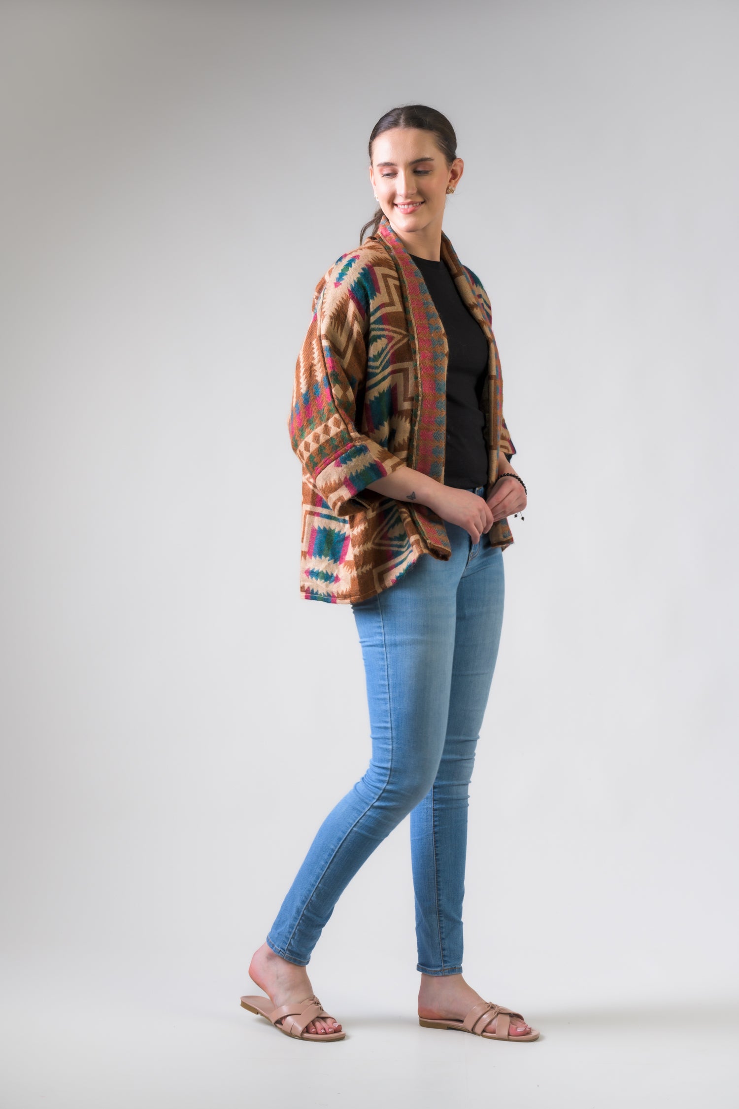 Rhea Southwest Light Jacket Beige / Large/Xlarge