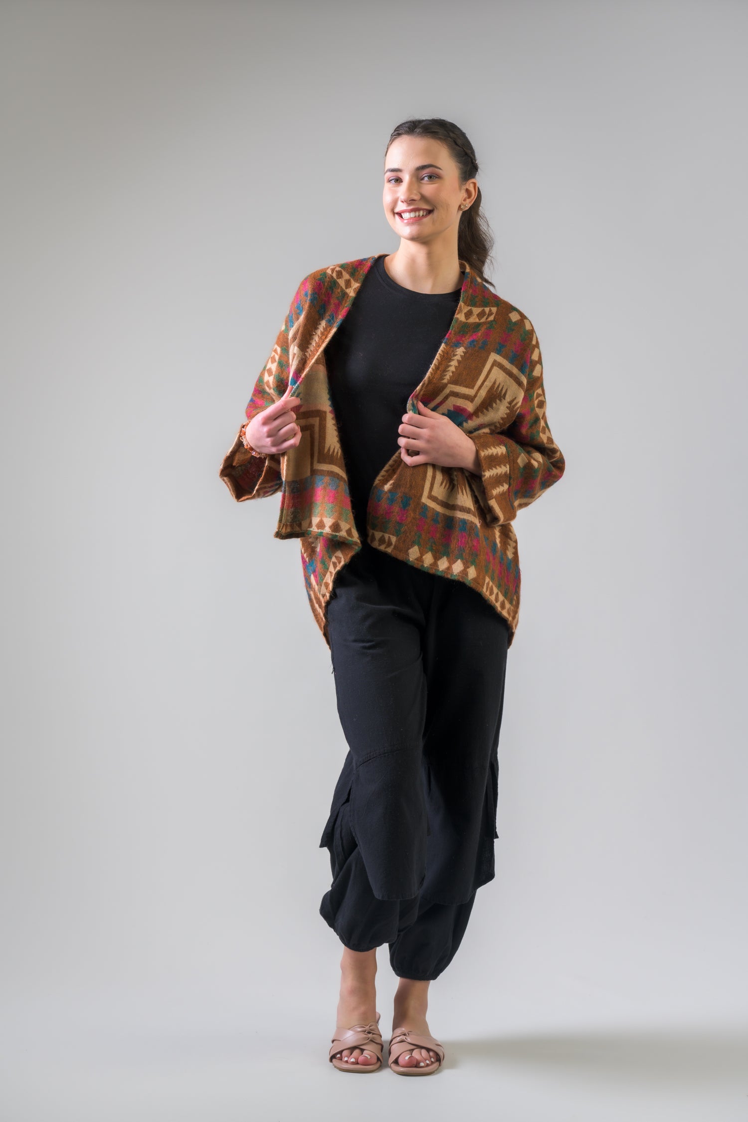 Rhea Southwest Light Jacket Beige / Small/Medium