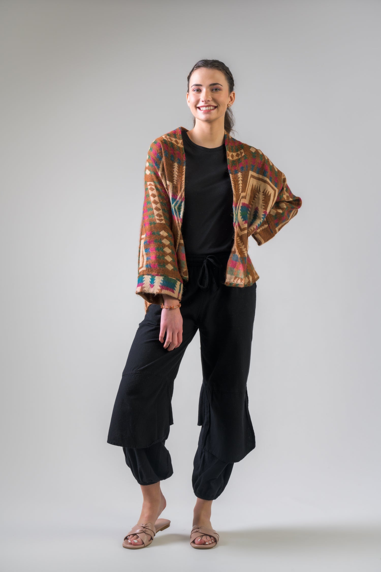 Rhea Southwest Light Jacket Beige / Small/Medium