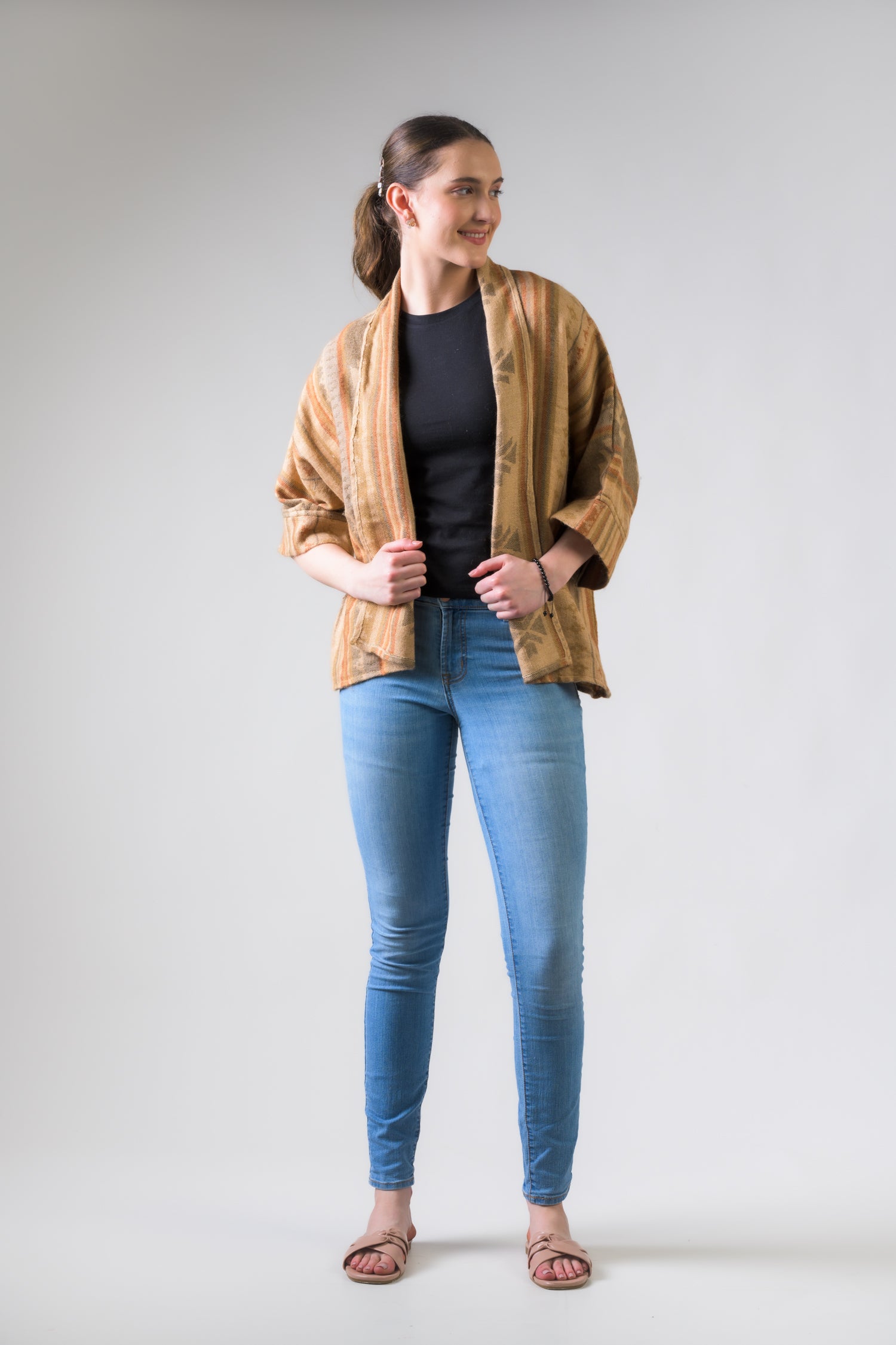 Rhea Southwest Light Jacket Beige / Small/Medium