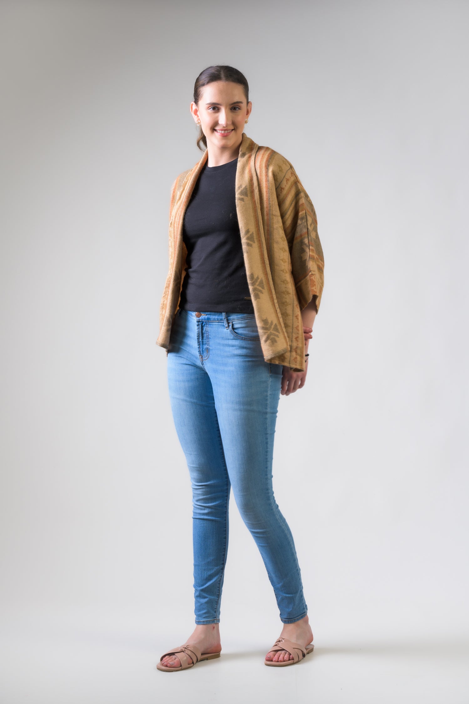 Rhea Southwest Light Jacket Beige / Small/Medium