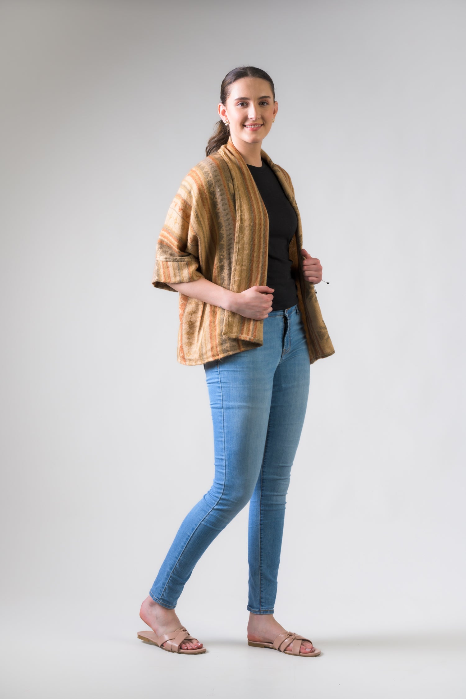 Rhea Southwest Light Jacket Beige / Small/Medium