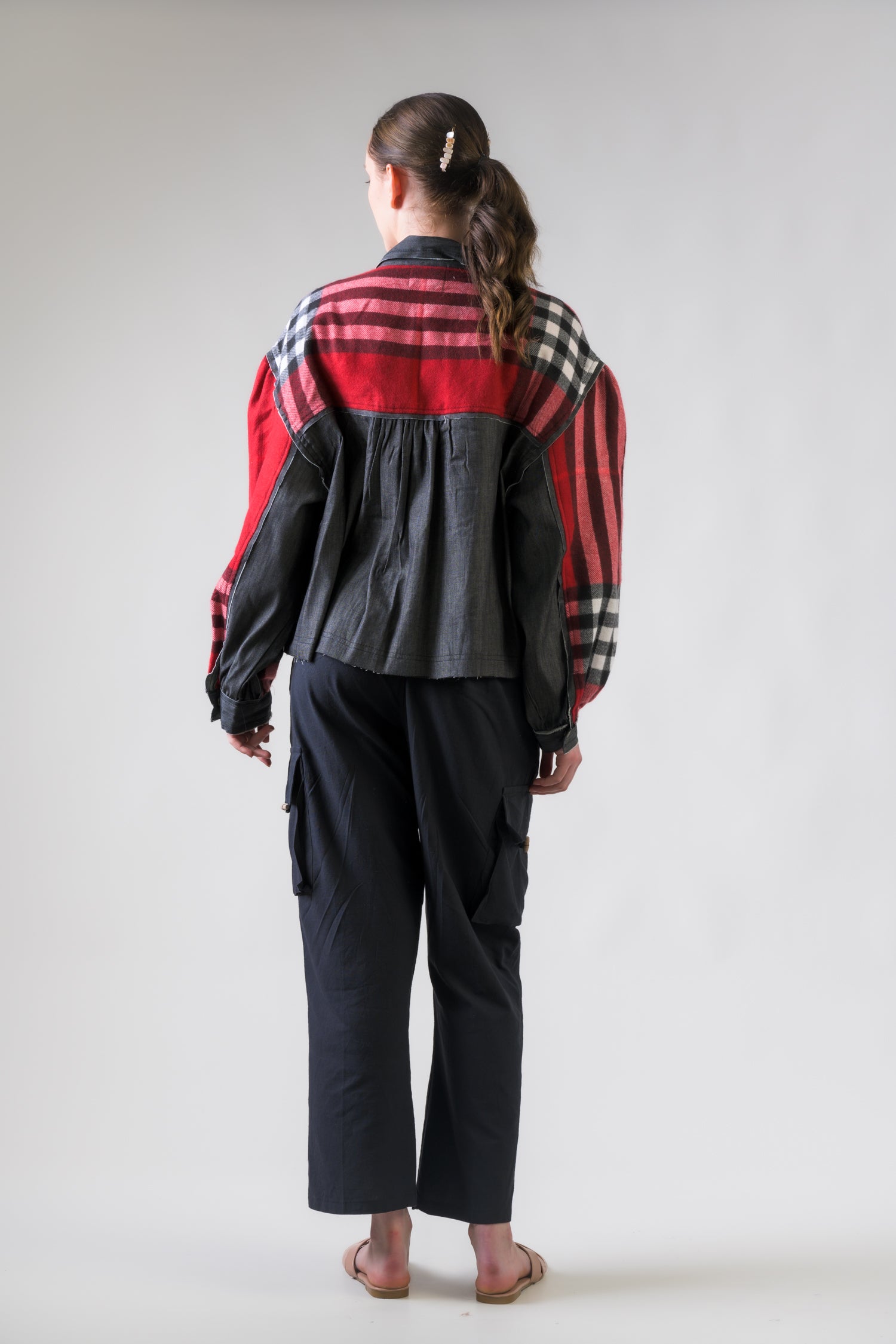 Rhea Light Jacket with Plaid Assorted / Small