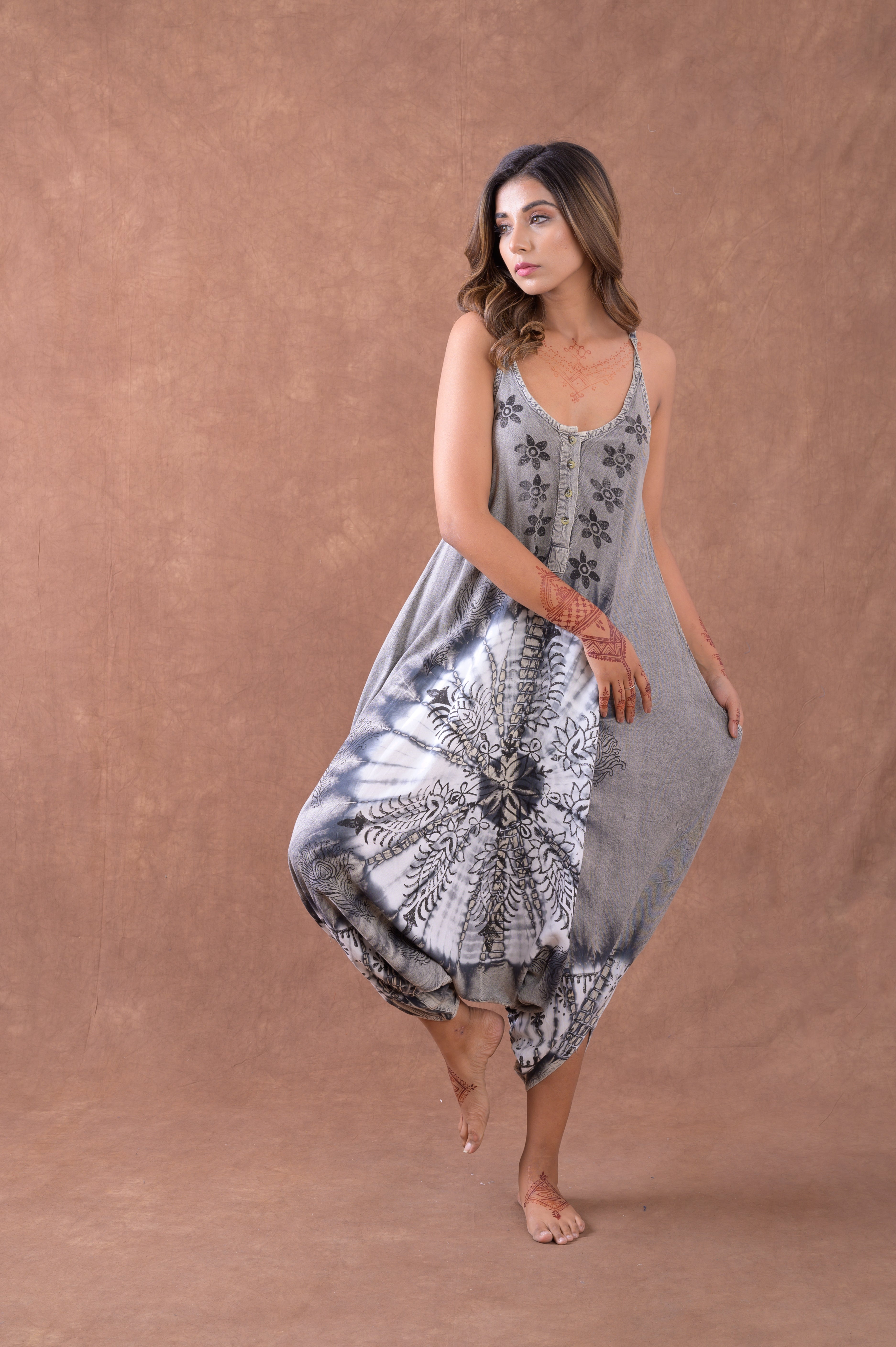 Rhea Water Meadow Sleeveless Print Dress