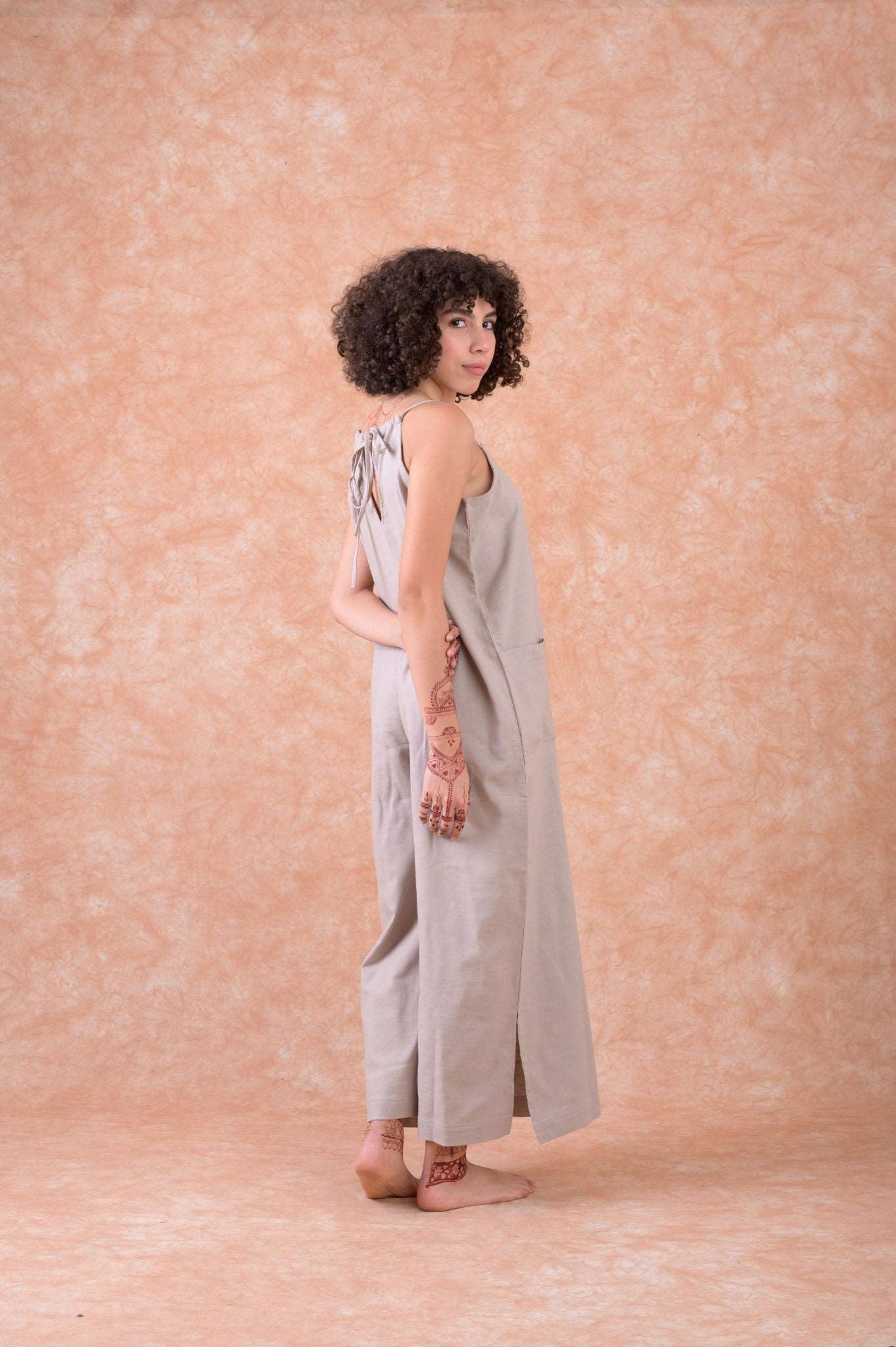 Rhea Amber Jumpsuit Brown / S/M