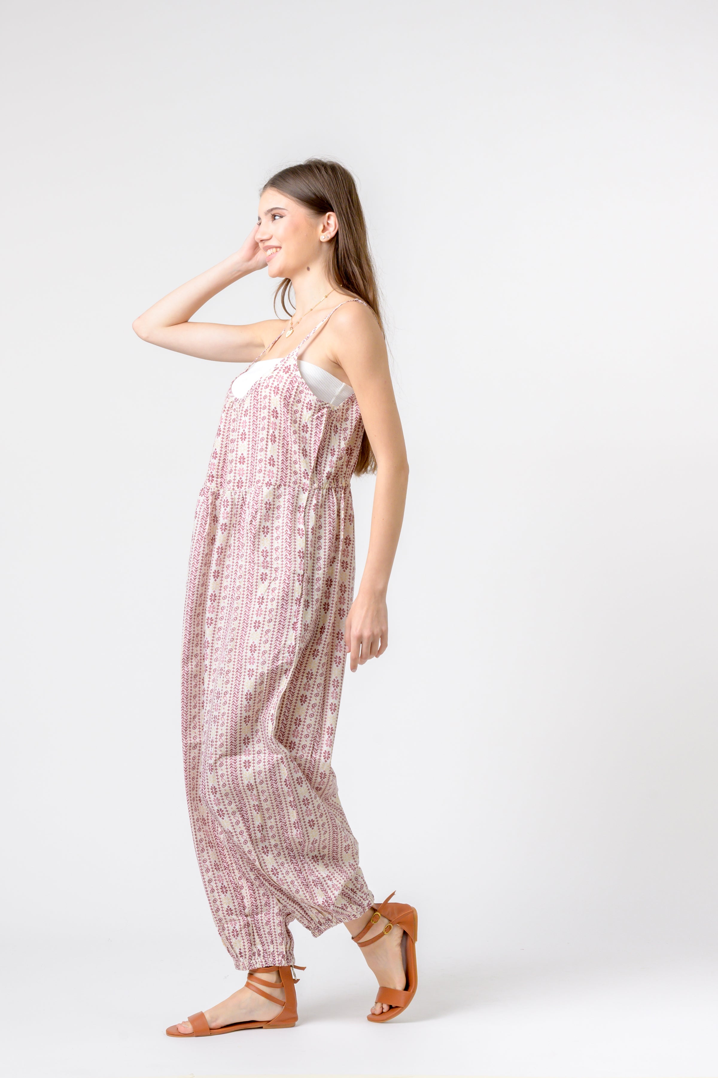 Rhea Eva Jumpsuit Flower Print