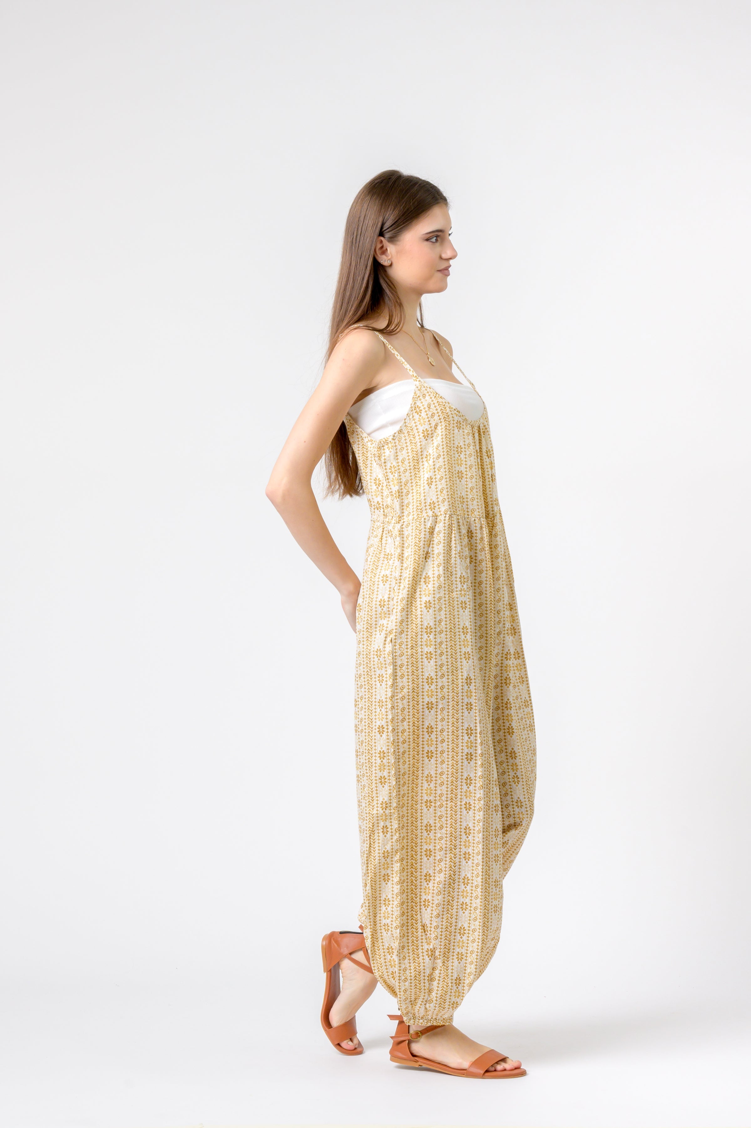 Rhea Eva Jumpsuit Flower Print