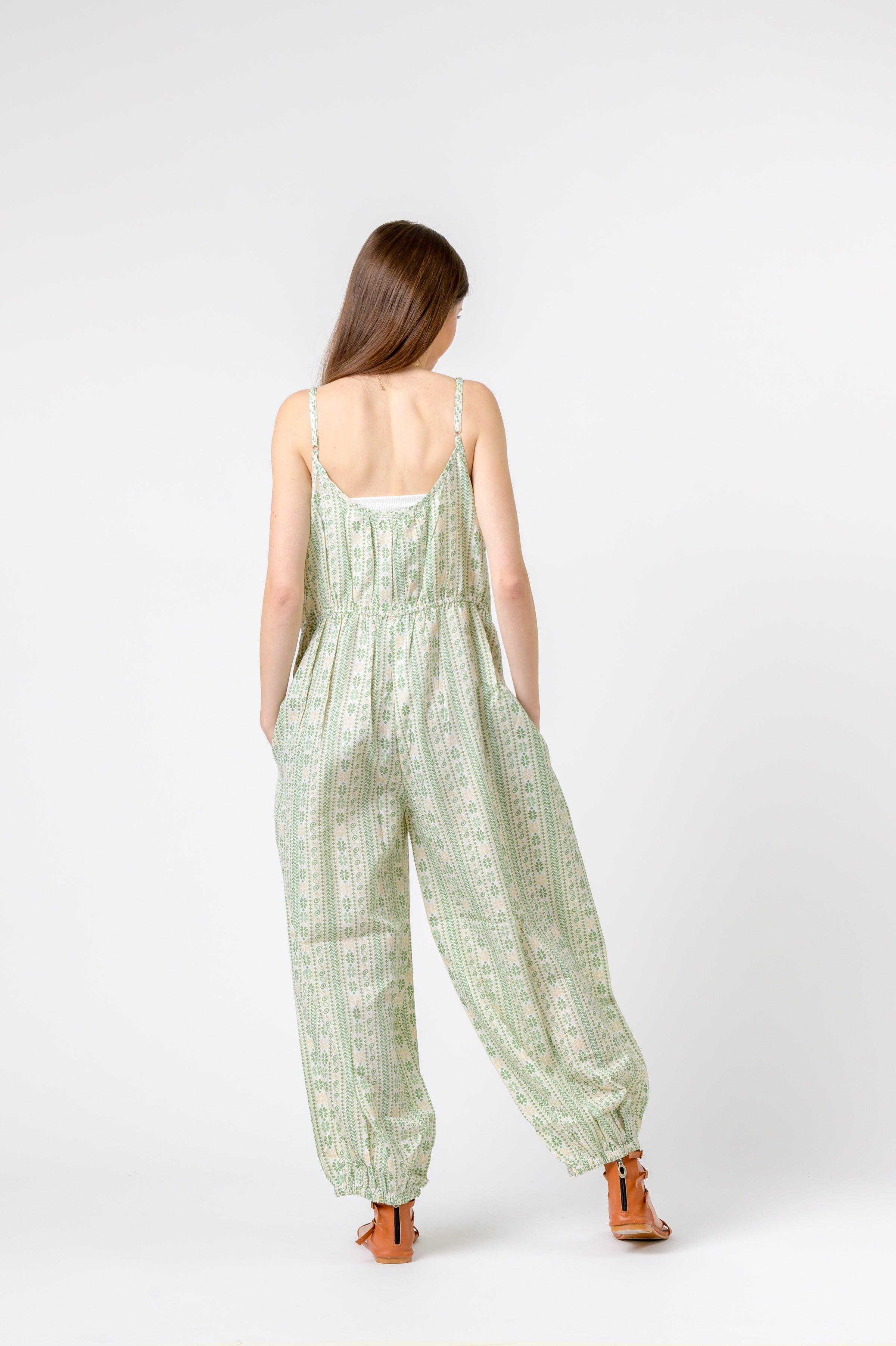 Rhea Eva Jumpsuit Flower Print