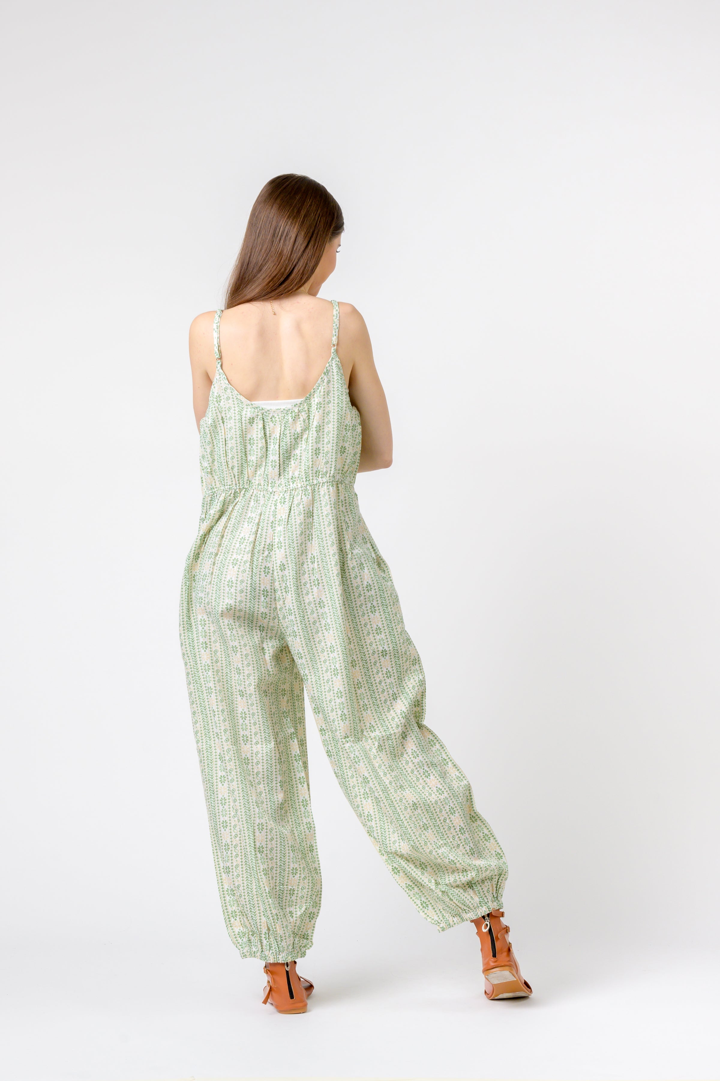 Rhea Eva Jumpsuit Flower Print